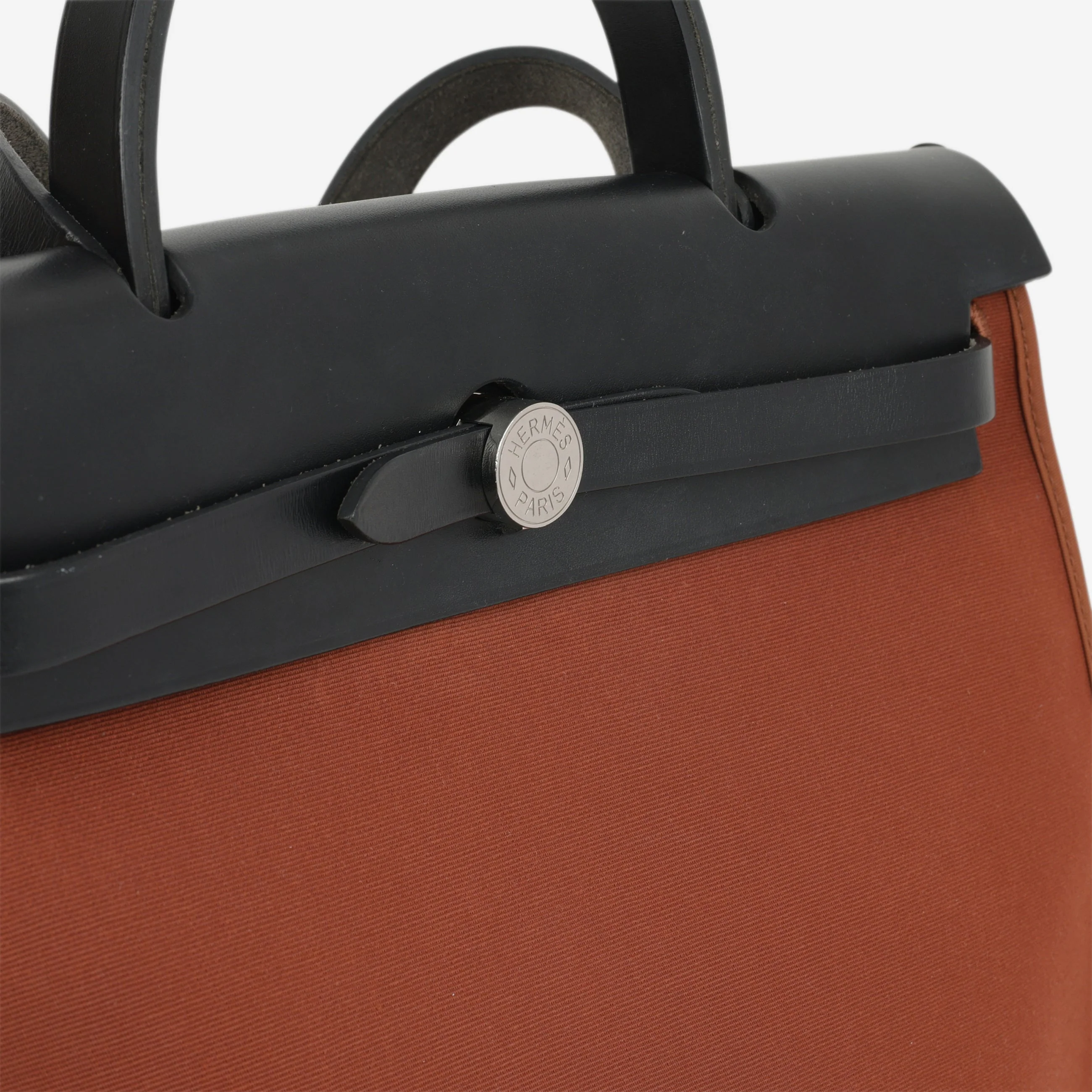 Hermès Herbag 31 - Cuivre Canvas / Black Hunter | Palladium Hardware - Image 7