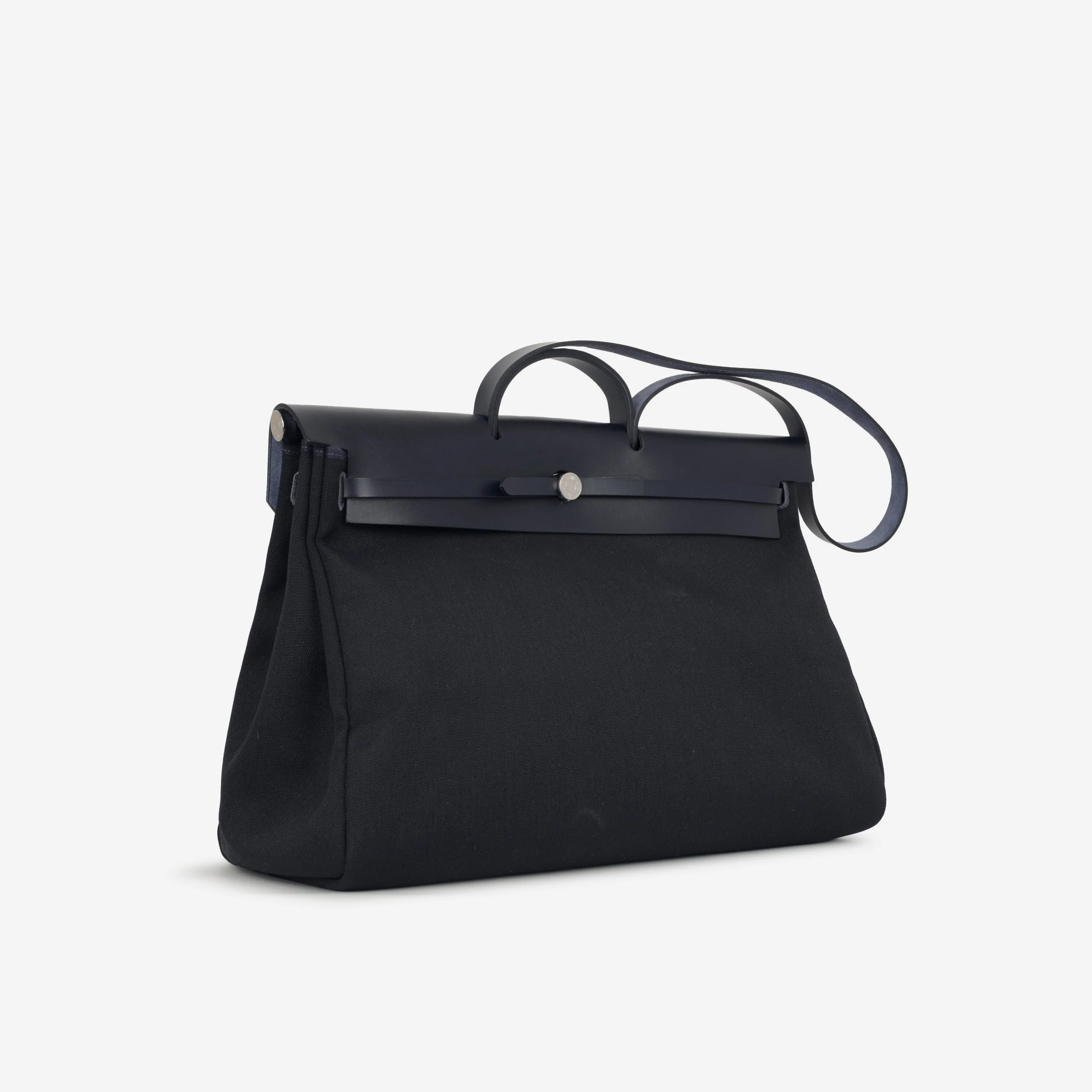 Herbag Zip Cabine Bag - Bleu Indigo / Noir Hunter | Palladium Hardware - Image 2