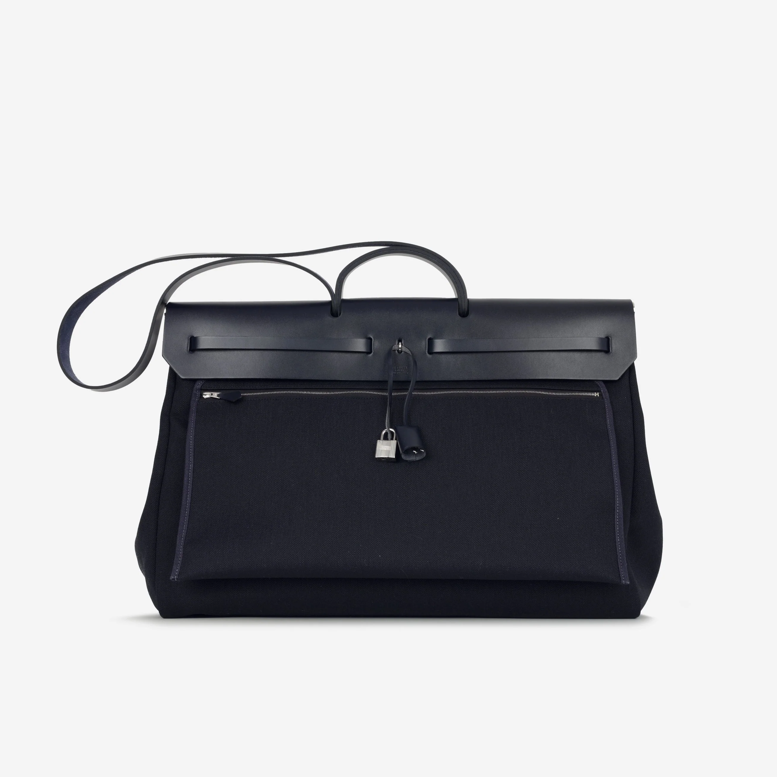 Herbag Zip Cabine Bag - Bleu Indigo / Noir Hunter | Palladium Hardware - Image 7