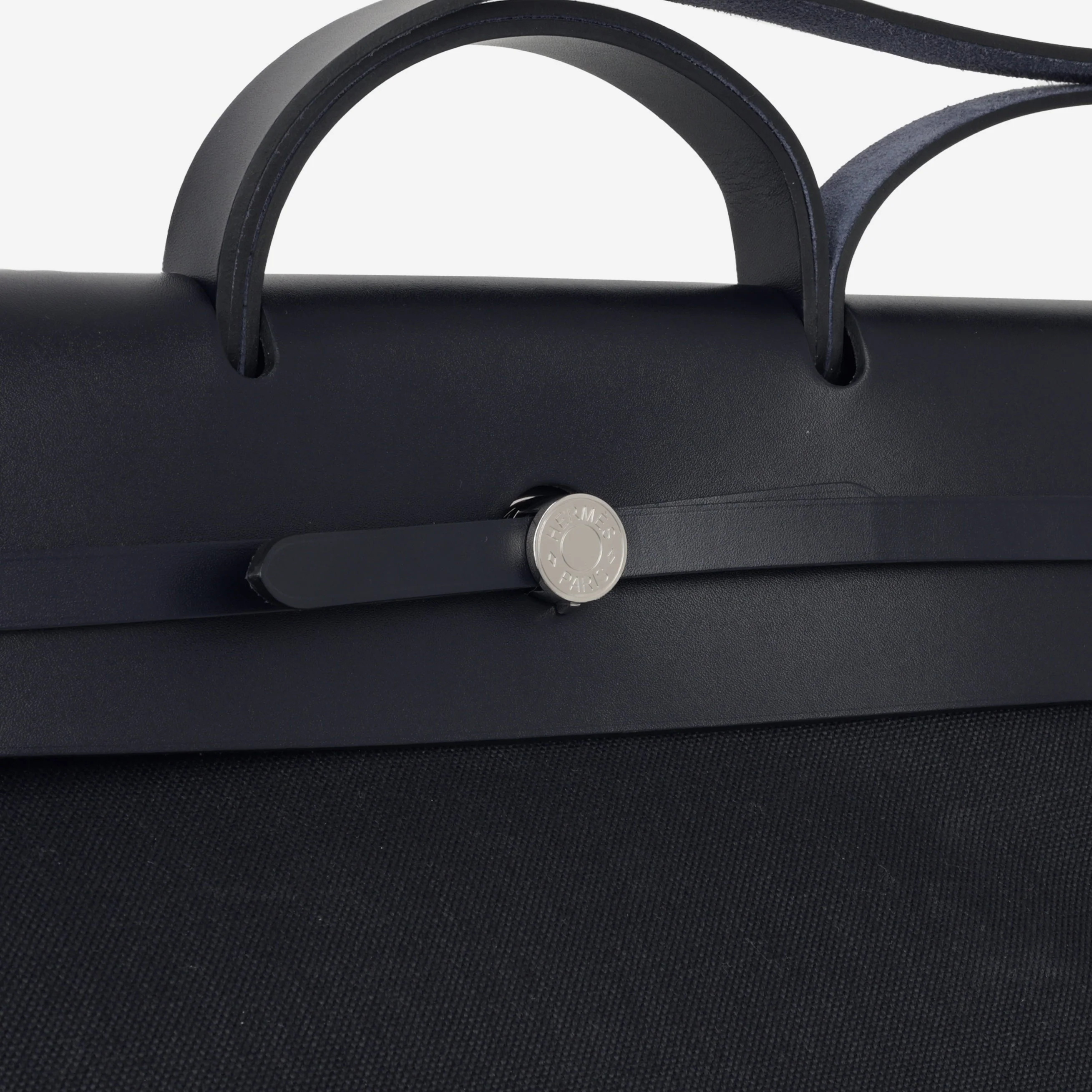 Herbag Zip Cabine Bag - Bleu Indigo / Noir Hunter | Palladium Hardware - Image 8