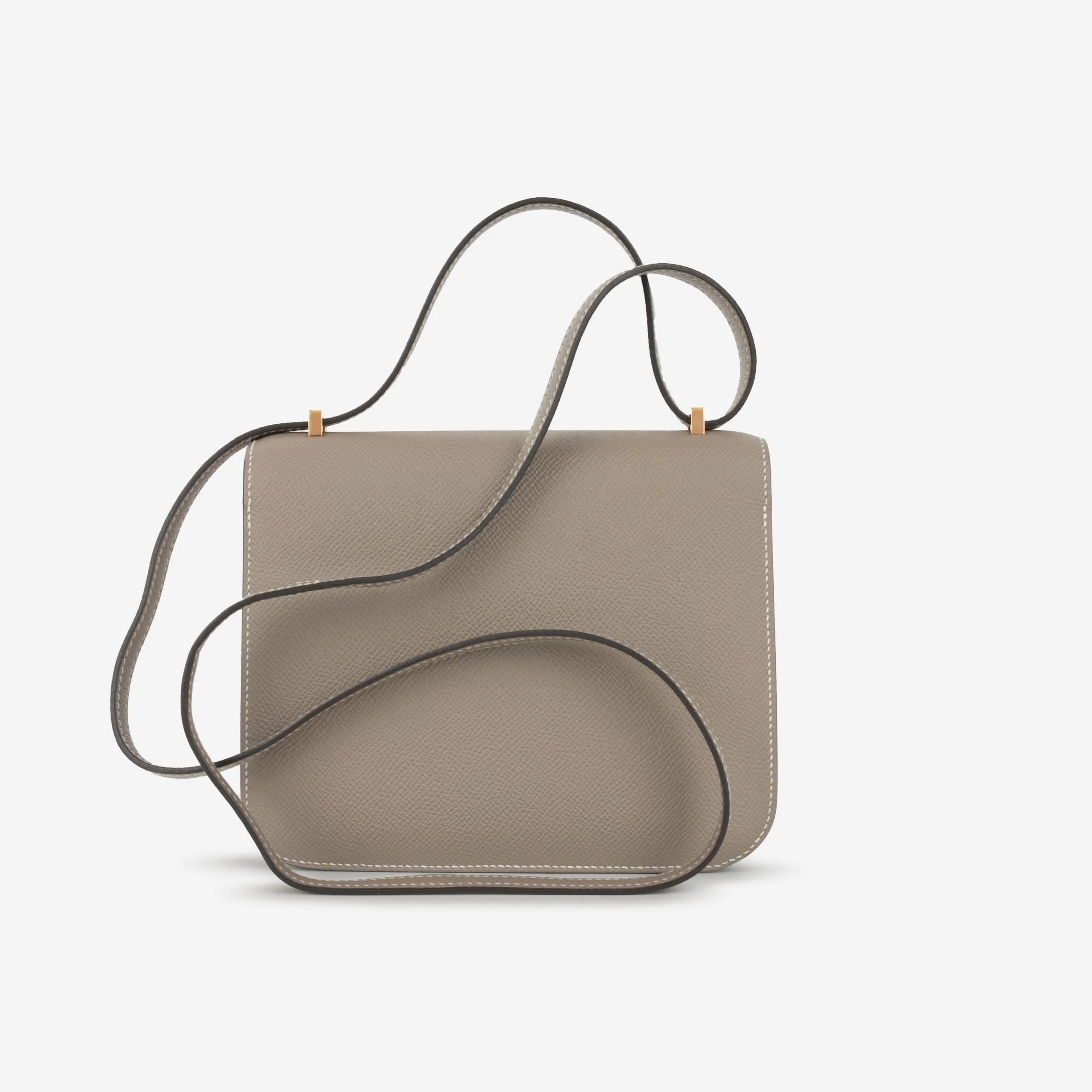 Hermès HSS Constance 18 - Gris Asphalte Epsom / Rose Shocking Interior | Rose Gold Hardware - Image 3
