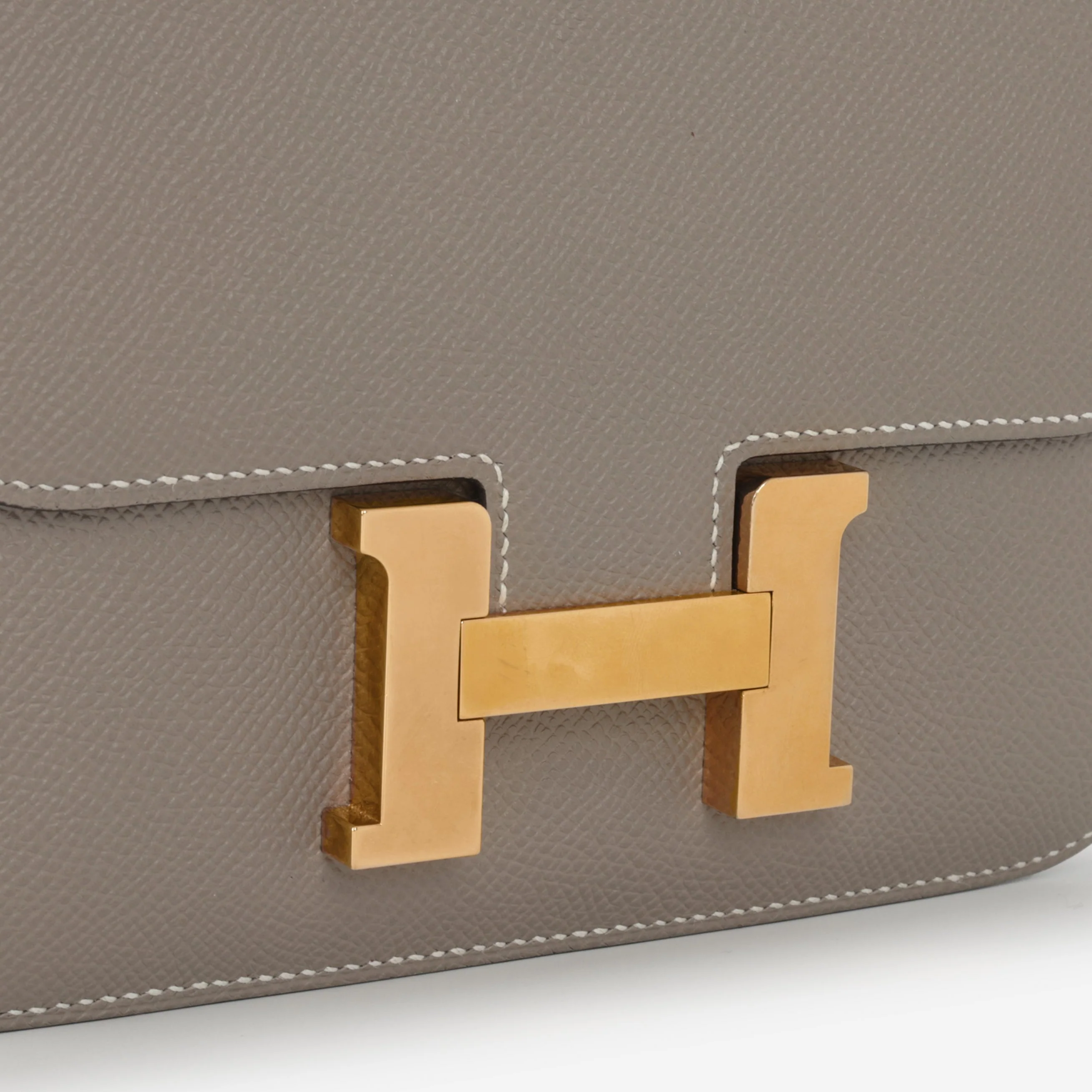 Hermès HSS Constance 18 - Gris Asphalte Epsom / Rose Shocking Interior | Rose Gold Hardware - Image 6
