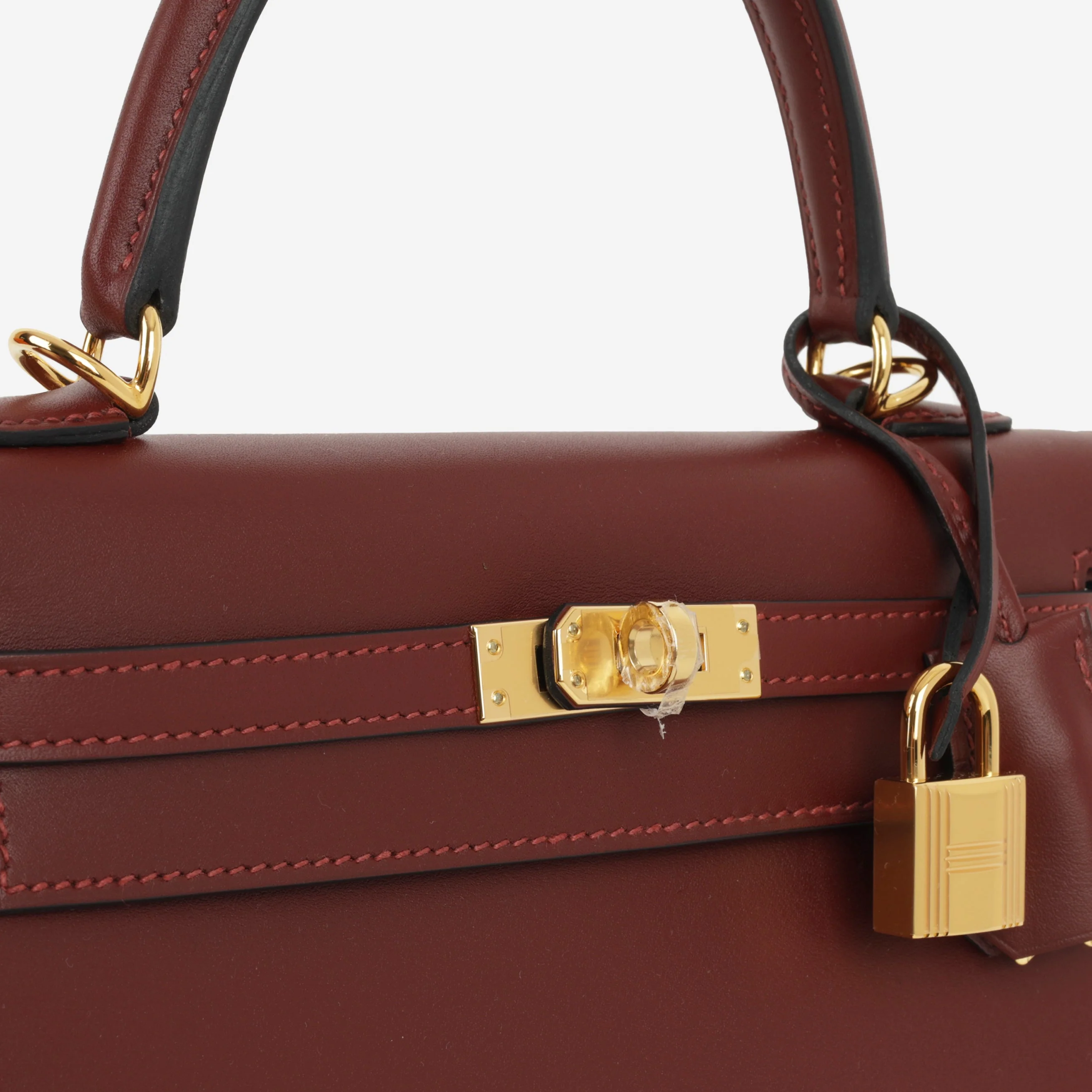 Hermès HSS Kelly 25 - Rouge H Sombrero | Gold Hardware - Image 10