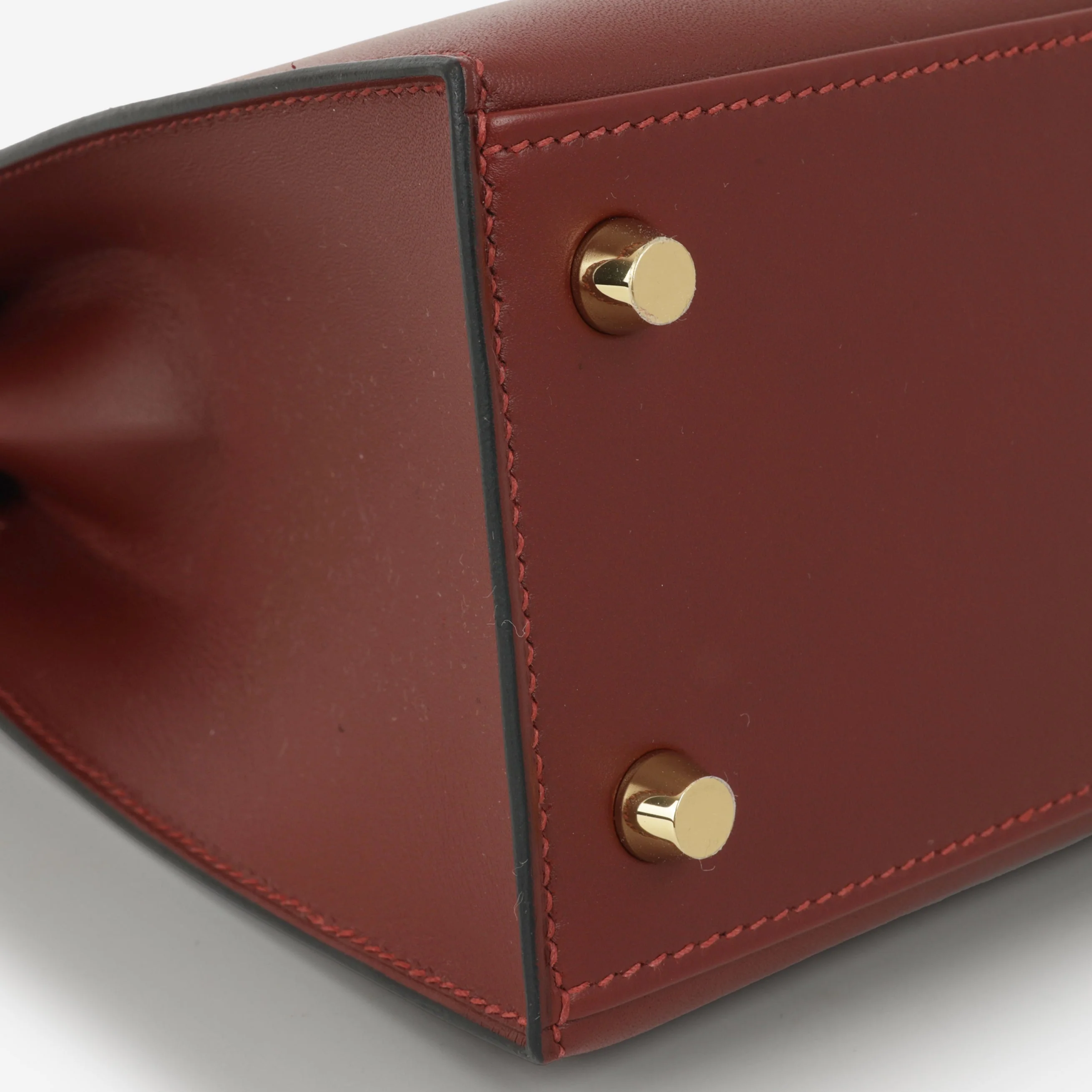 Hermès HSS Kelly 25 - Rouge H Sombrero | Gold Hardware - Image 5