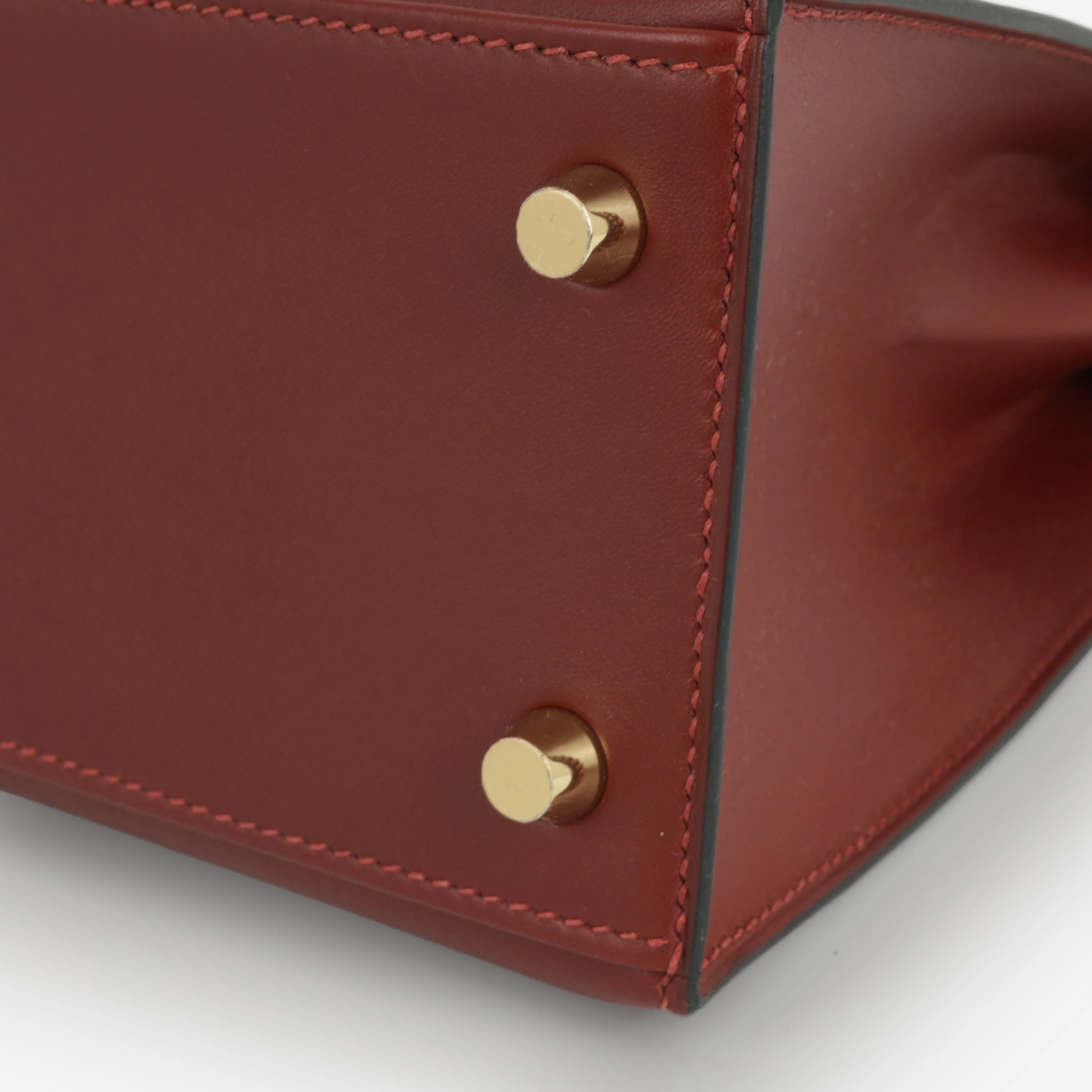 Hermès HSS Kelly 25 - Rouge H Sombrero | Gold Hardware - Image 6