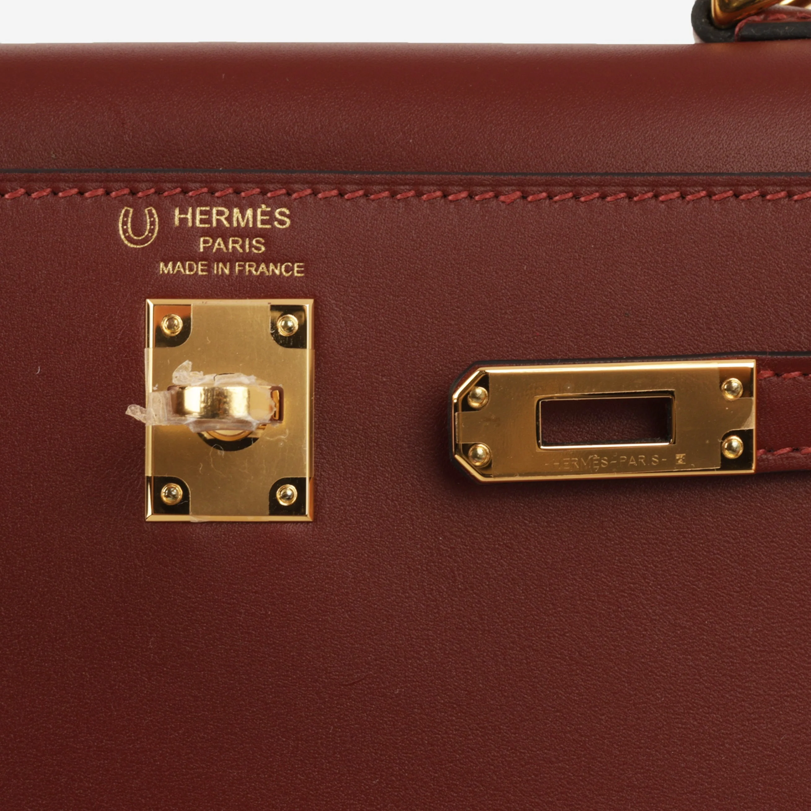Hermès HSS Kelly 25 - Rouge H Sombrero | Gold Hardware - Image 8