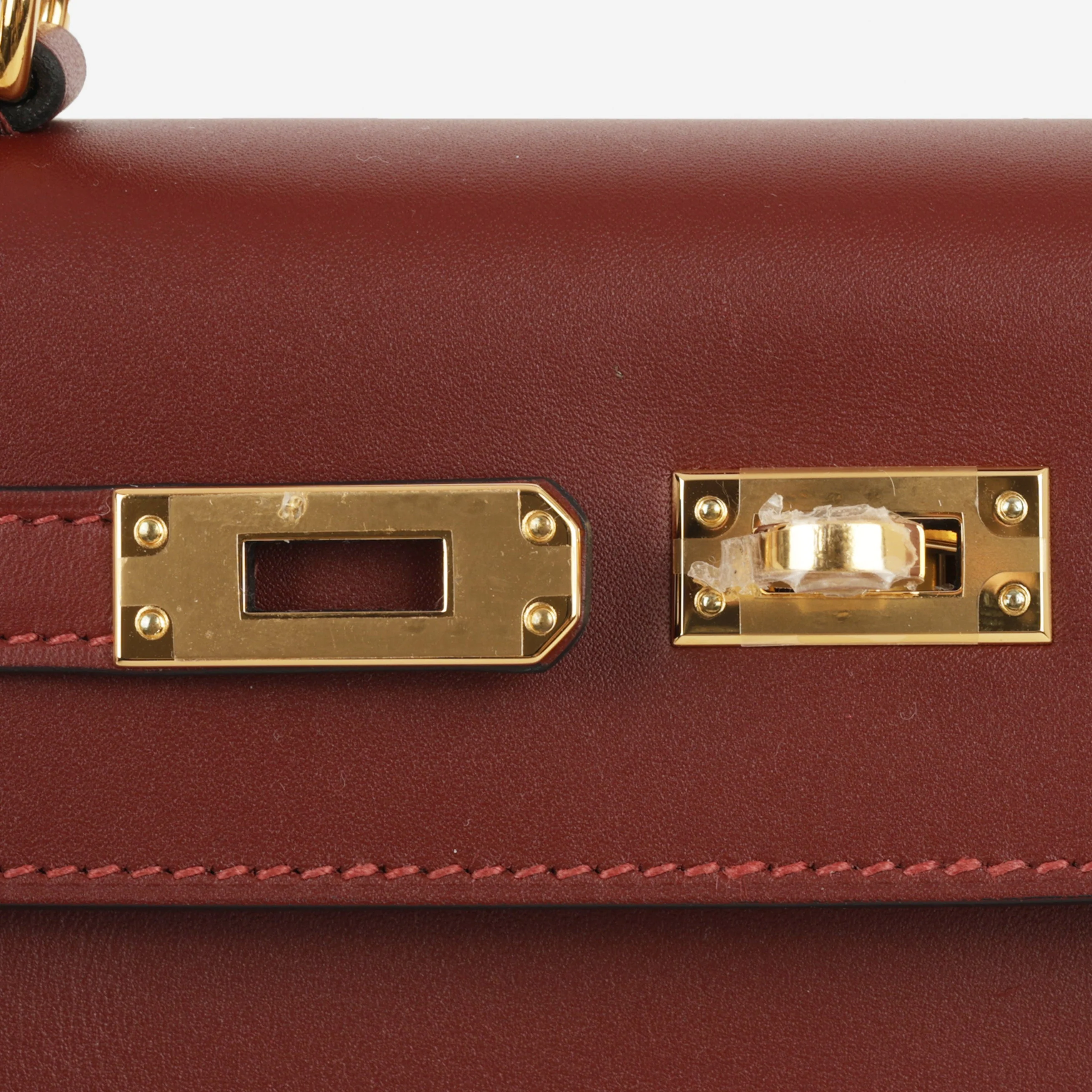 Hermès HSS Kelly 25 - Rouge H Sombrero | Gold Hardware - Image 9