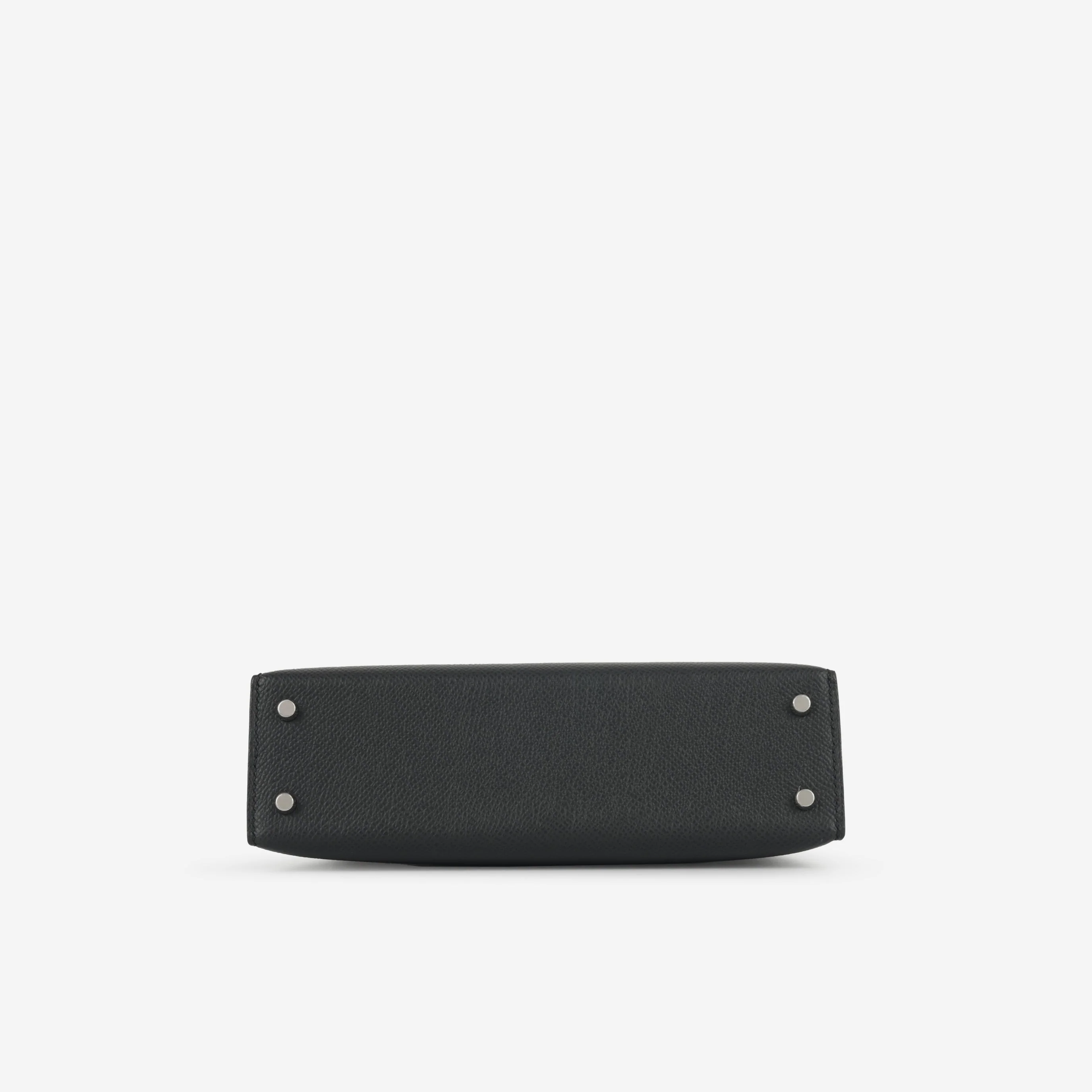 Hermès HSS Mini Kelly - Black Epsom / Gold Interior | Palladium Hardware (NWT) - Image 4