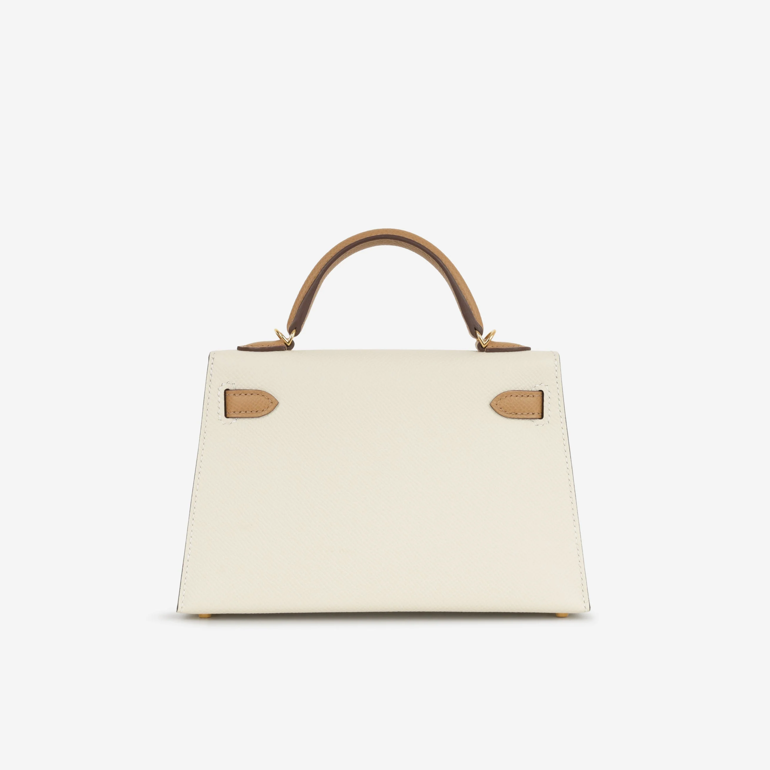 Hermès HSS Mini Kelly - Craie / Biscuit Epsom | Gold Hardware - Image 4