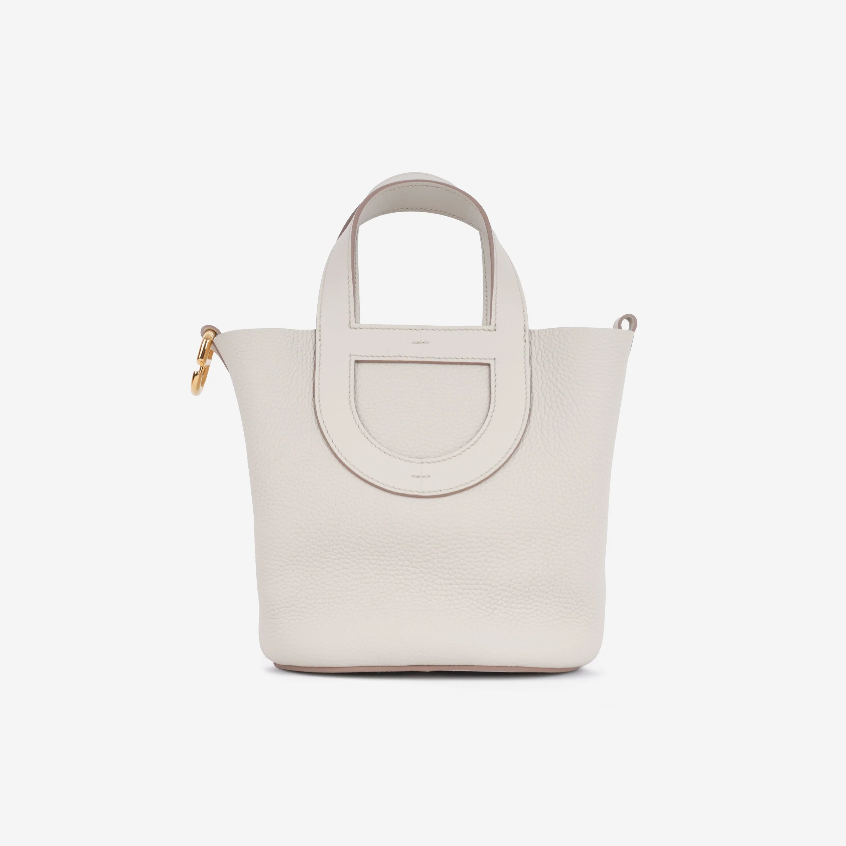 Hermès In-The-Loop 18 Bag - Beton Clemence/Swift | Gold Hardware - Image 2
