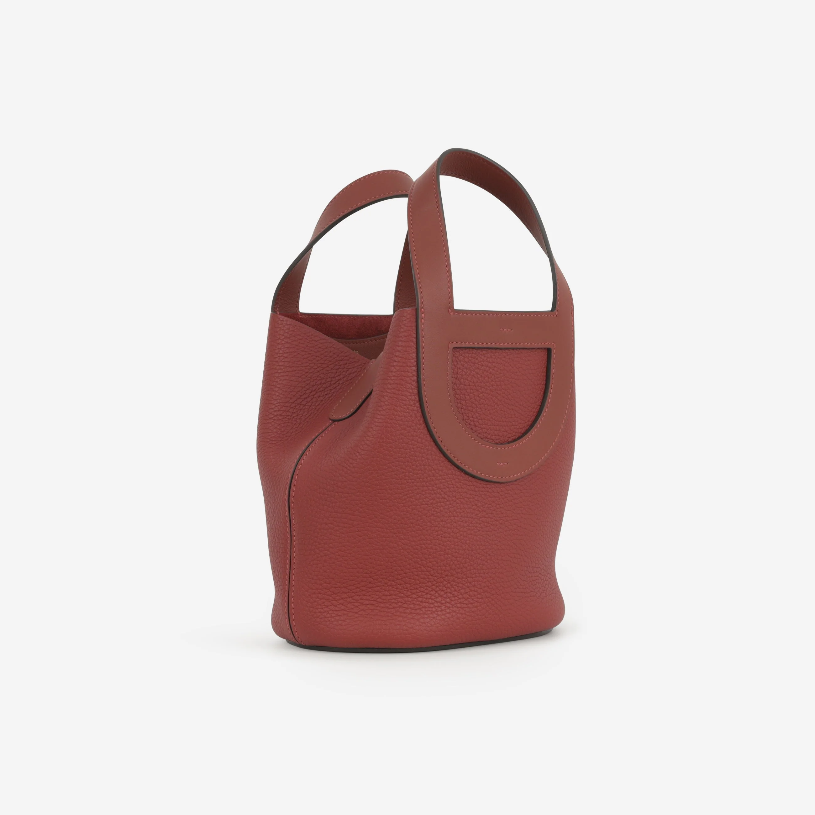 Hermès In-The-Loop 18 Bag - Rouge H Clemence / Swift | Gold Hardware - Image 2