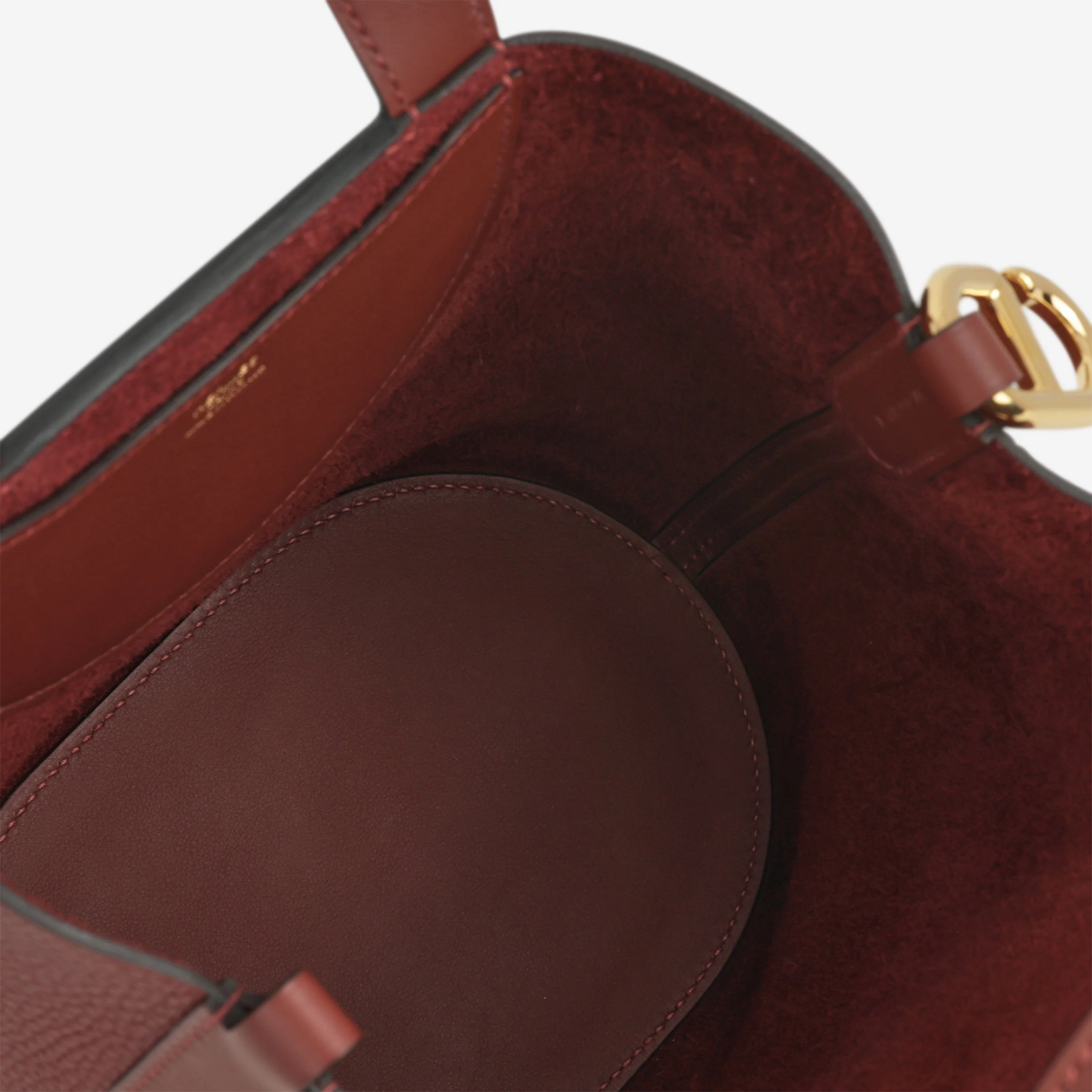 Hermès In-The-Loop 18 Bag - Rouge H Clemence / Swift | Gold Hardware - Image 5