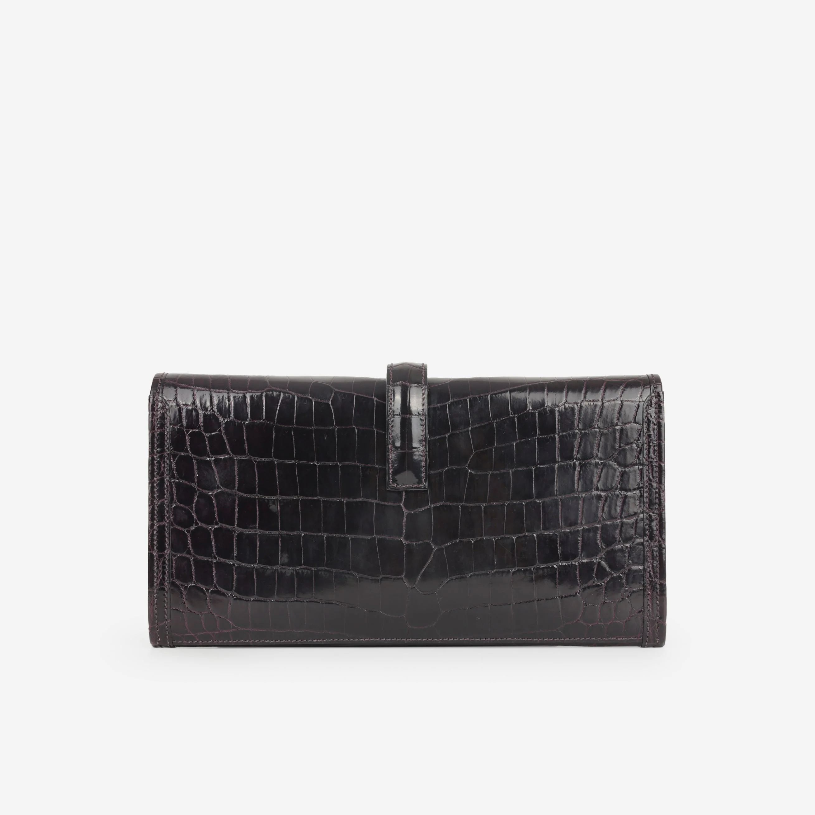 Hermès Jige Clutch 29 - Iris Matte Crocodile Niloticus - Image 3