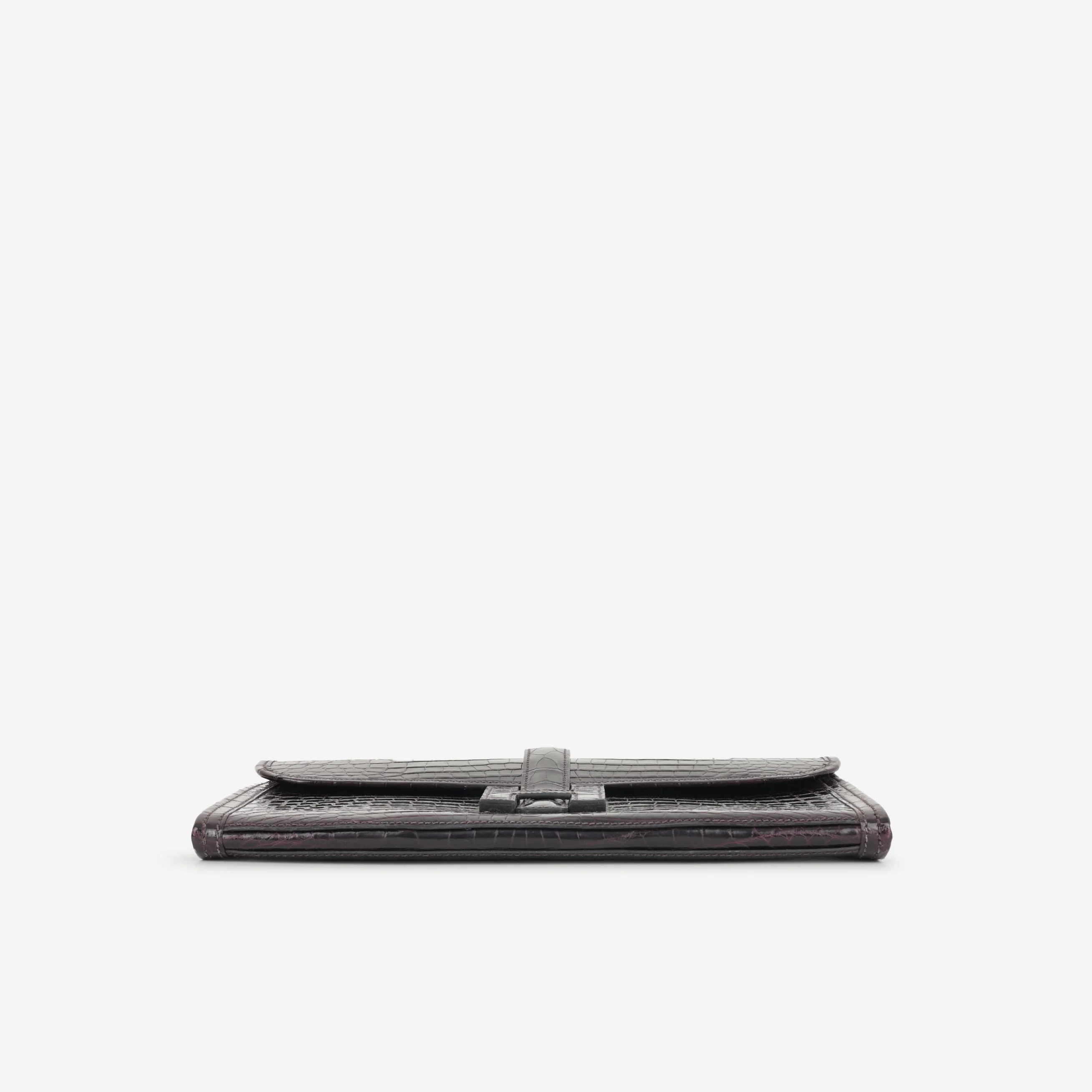 Hermès Jige Clutch 29 - Iris Matte Crocodile Niloticus - Image 4
