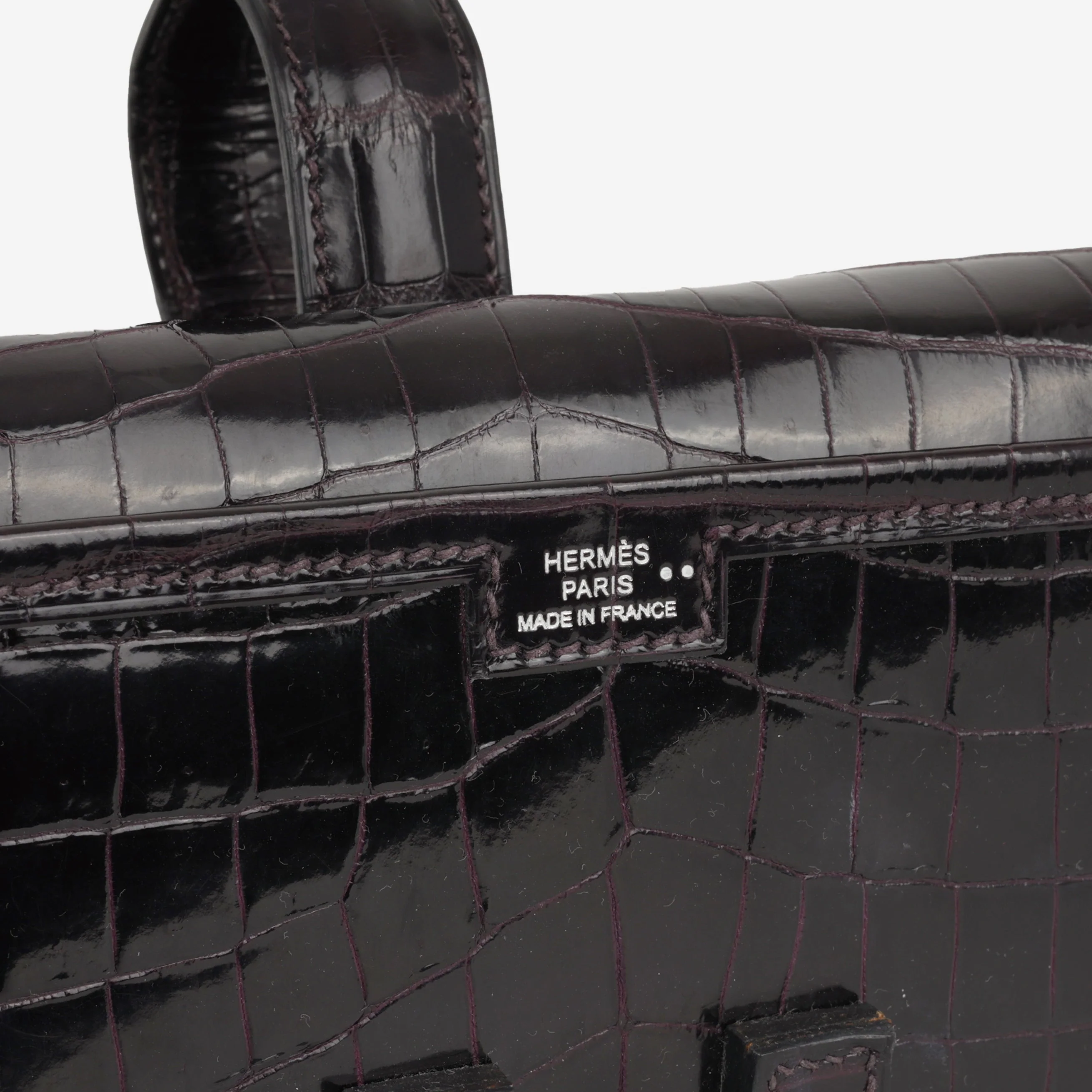 Hermès Jige Clutch 29 - Iris Matte Crocodile Niloticus - Image 6
