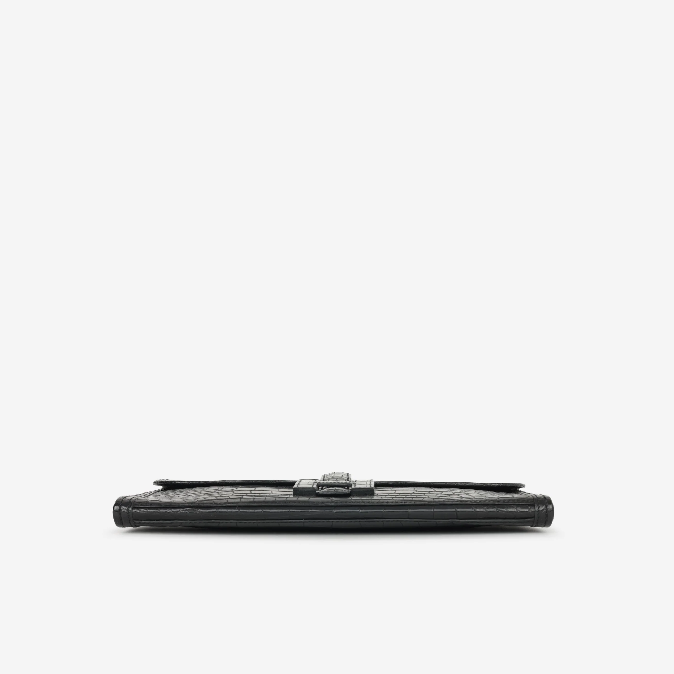 Hermès Jige Clutch 29 - Noir Matte Alligator Mississippiensis - Image 5