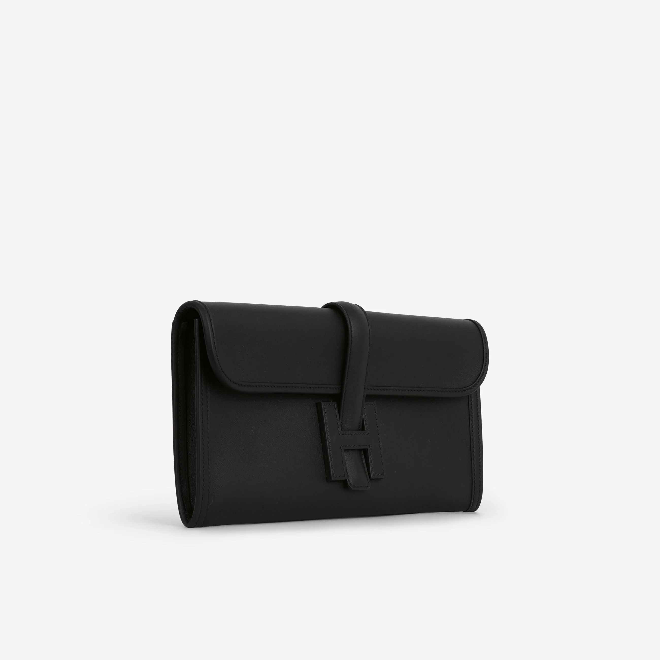 Hermès Jige Elan 29 Clutch - Black Swift - Image 3