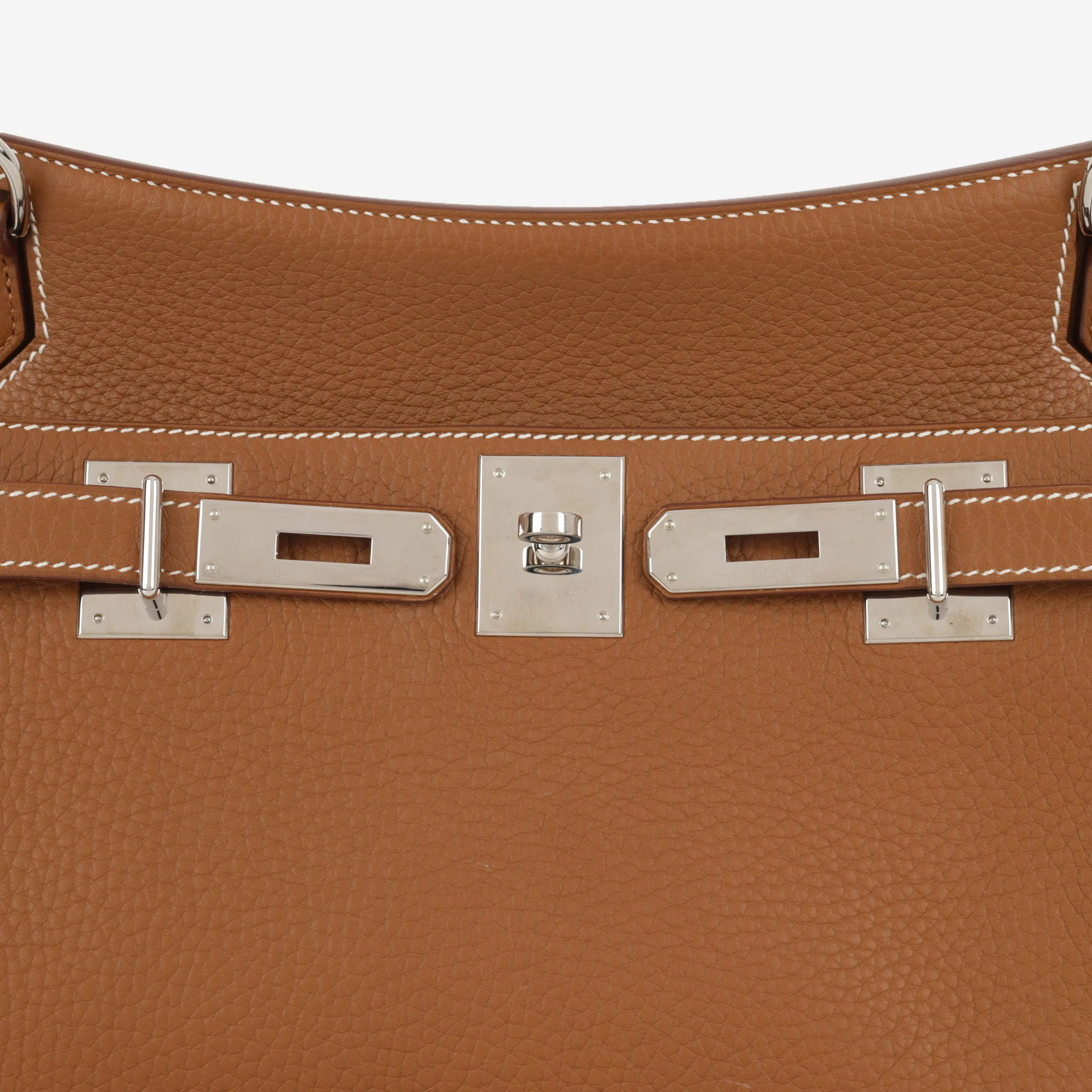 Hermès Jypsière 28 - Gold Clemence | Palladium Hardware - Image 6