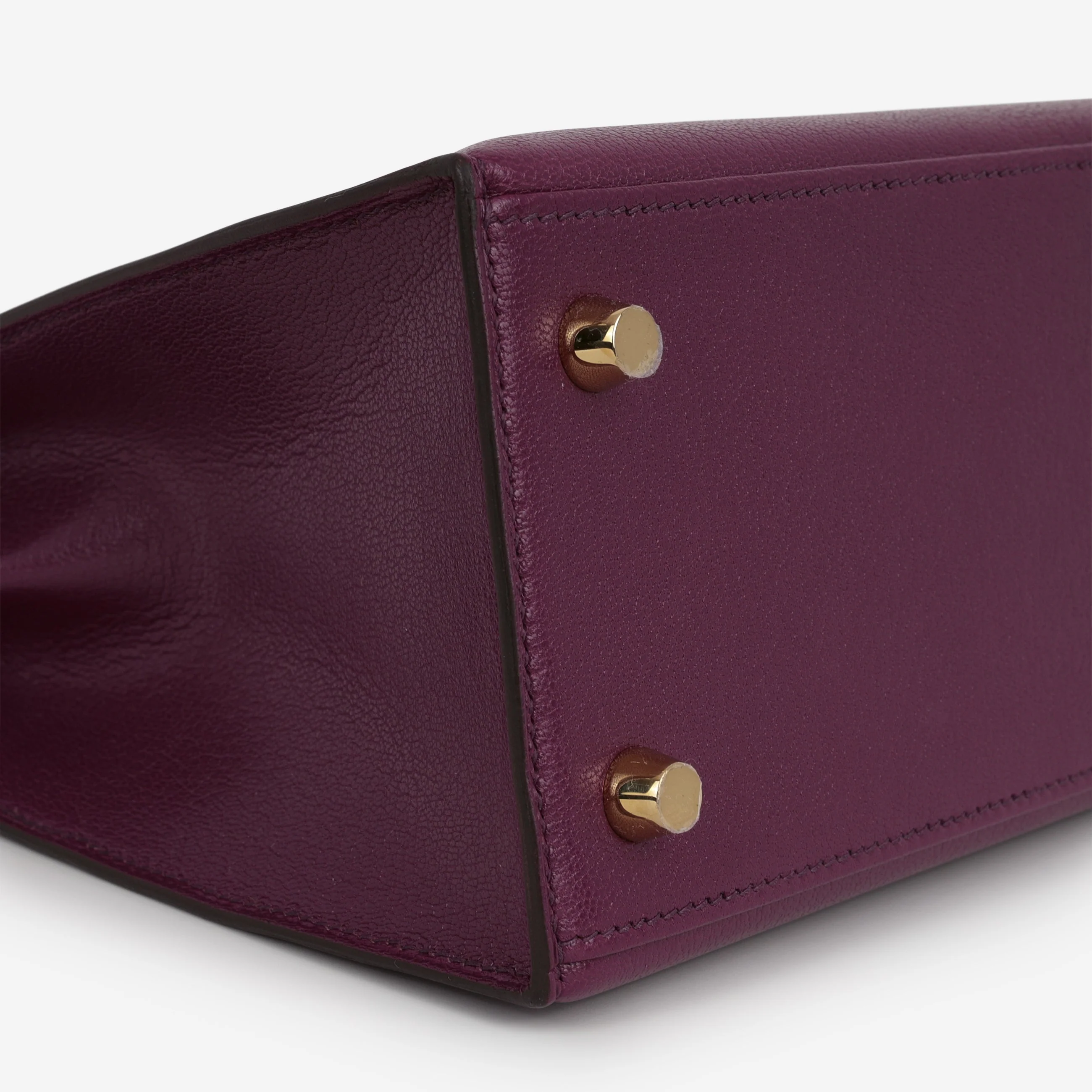 Hermès Kelly 25 - Anemone Chevre Chamkila | Permbrass Hardware - Image 7