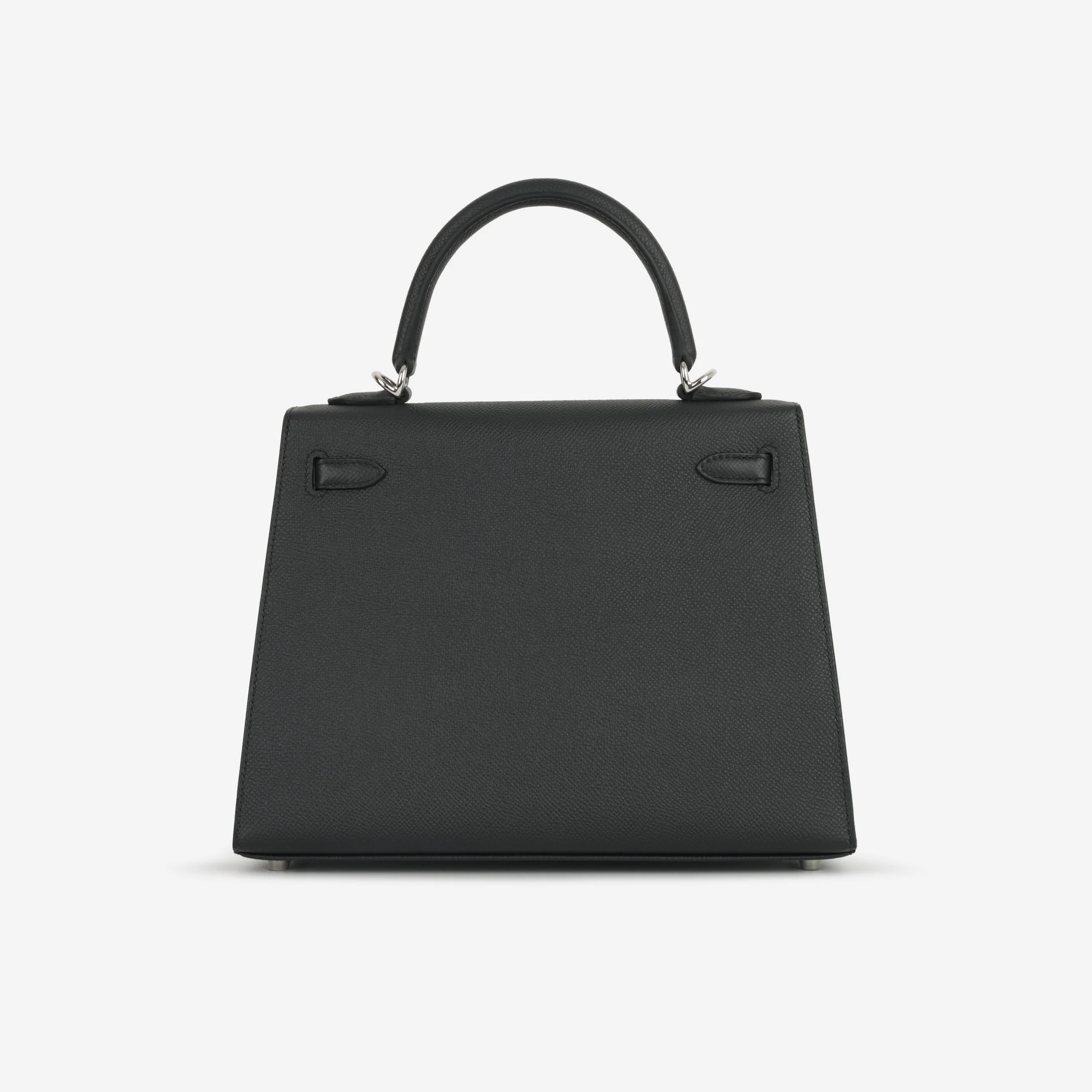 Hermès Kelly 25 - Black Epsom | Palladium Hardware (NWT) - Image 4