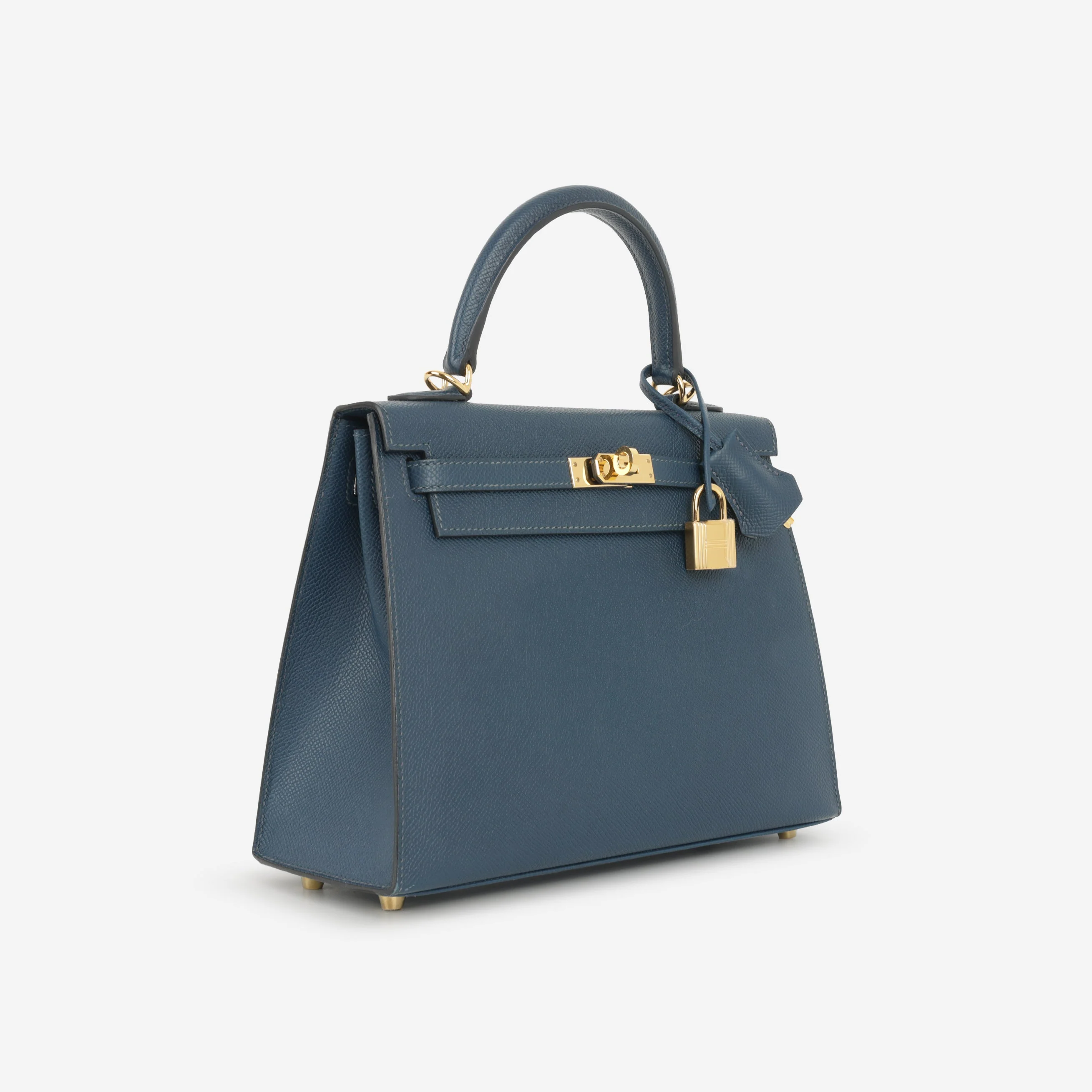 Hermès Kelly 25 - Bleu De Prusse Epsom | Gold Hardware - Image 4