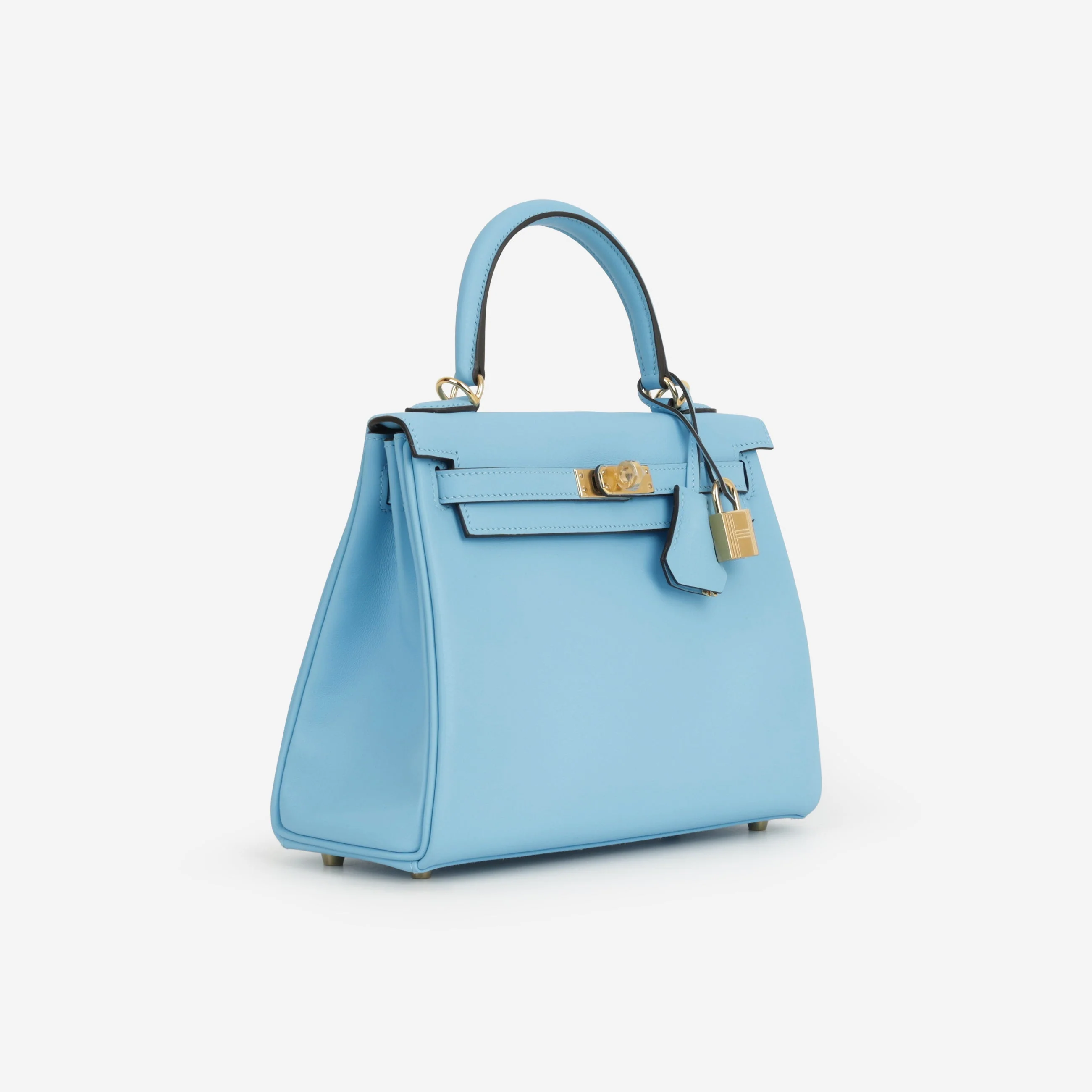 Hermès Kelly 25 - Celeste Swift | Gold Hardware - Image 2