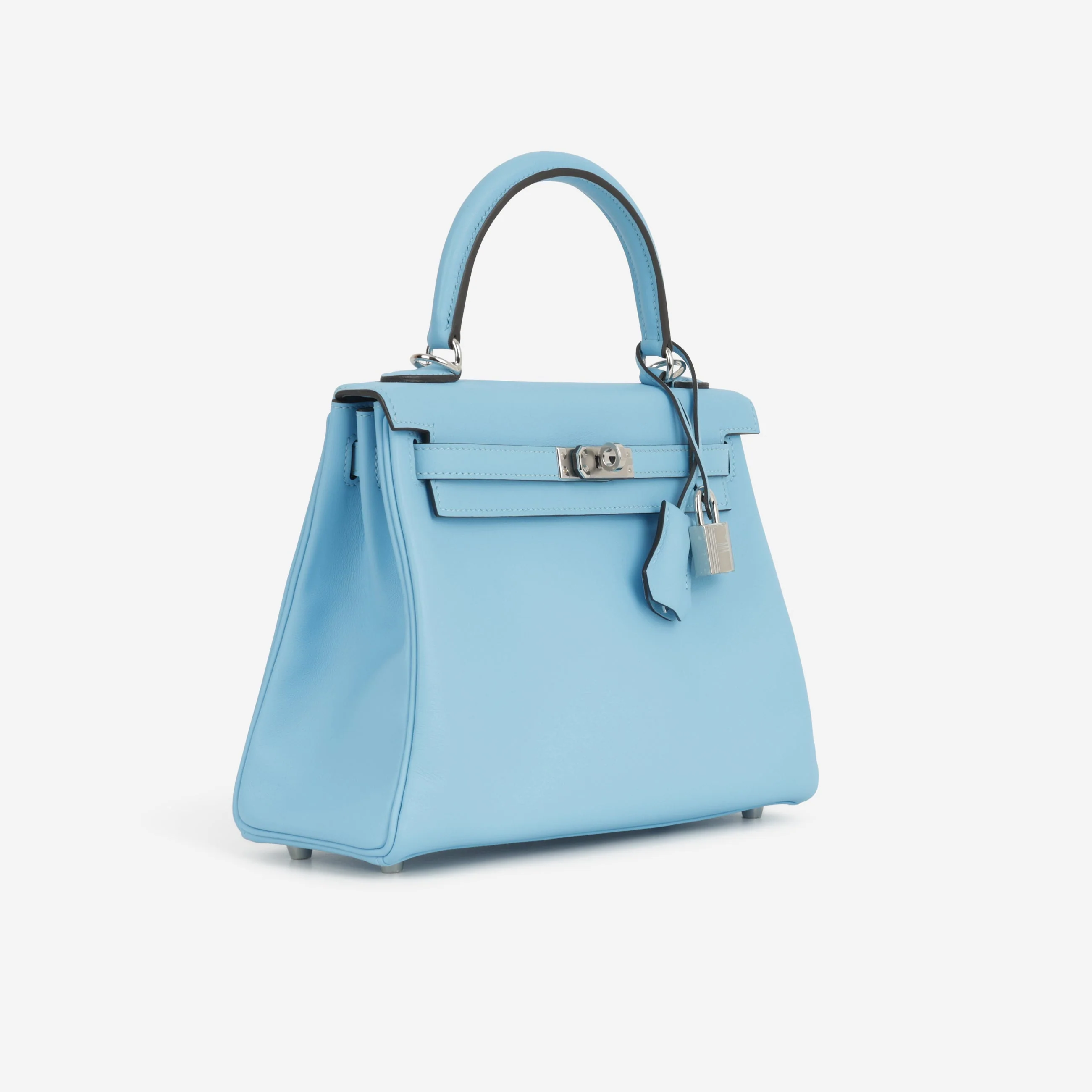 Hermès Kelly 25 - Celeste Swift | Palladium Hardware - Image 2