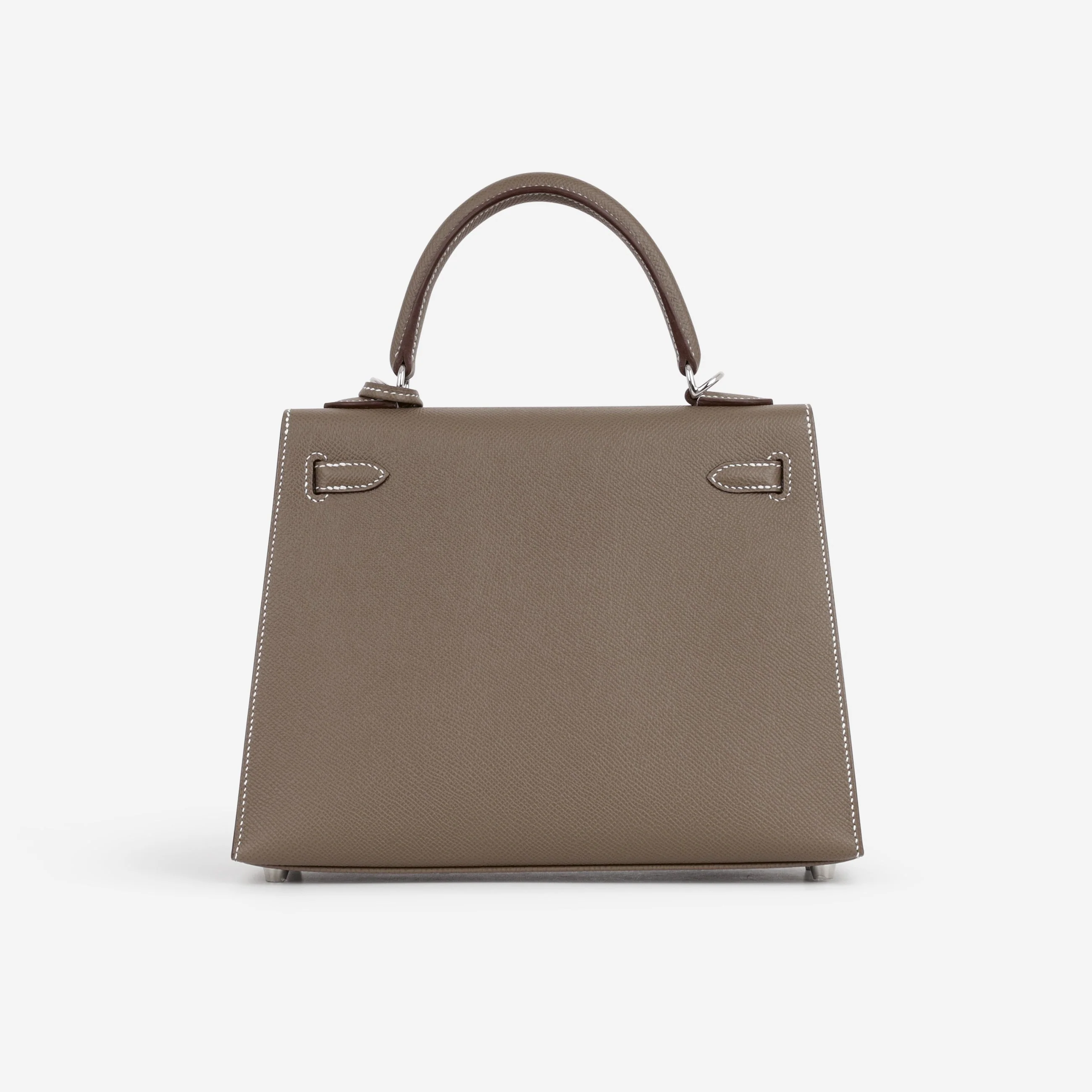 Hermès Kelly 25 - Etoupe Epsom | Palladium Hardware - Image 4