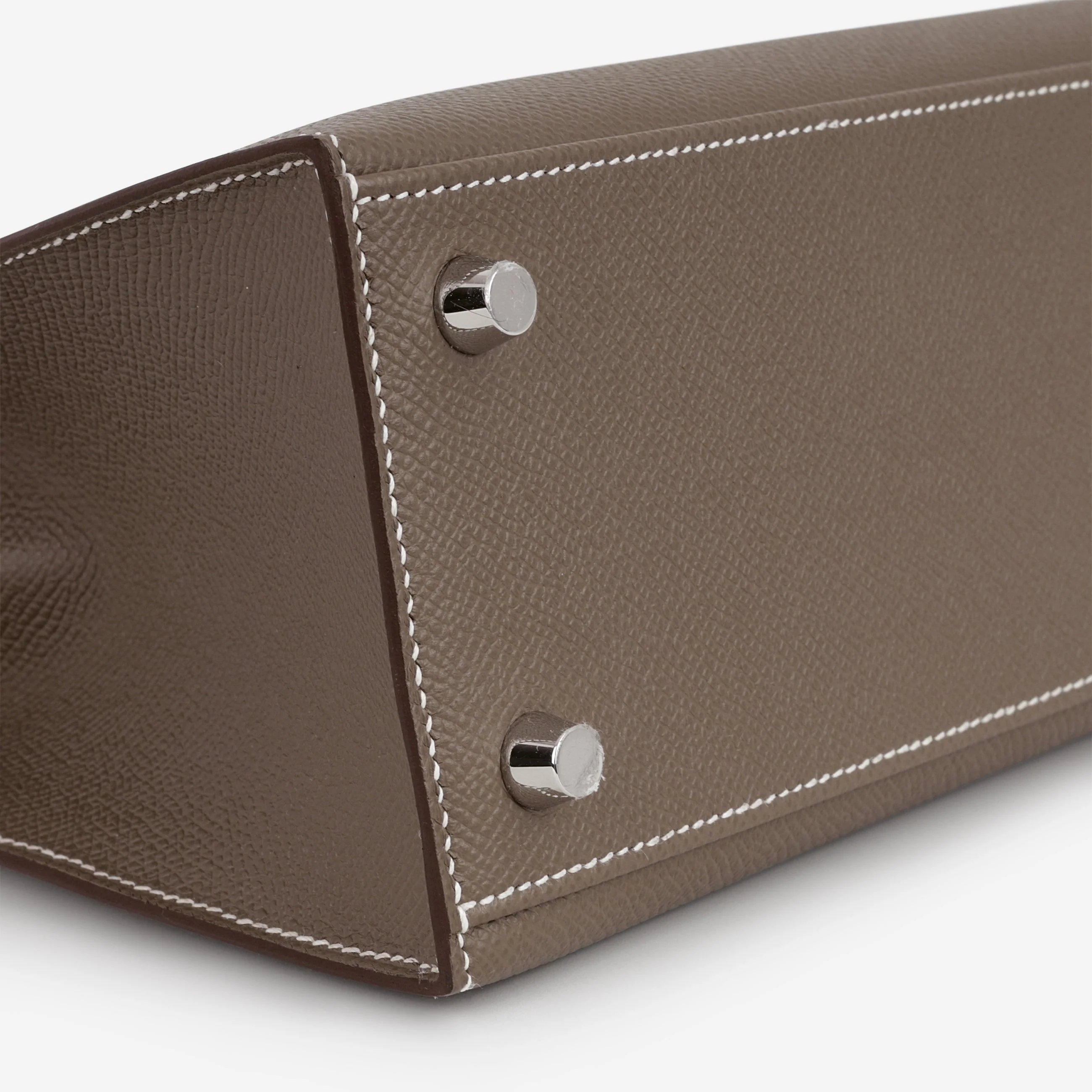 Hermès Kelly 25 - Etoupe Epsom | Palladium Hardware - Image 7