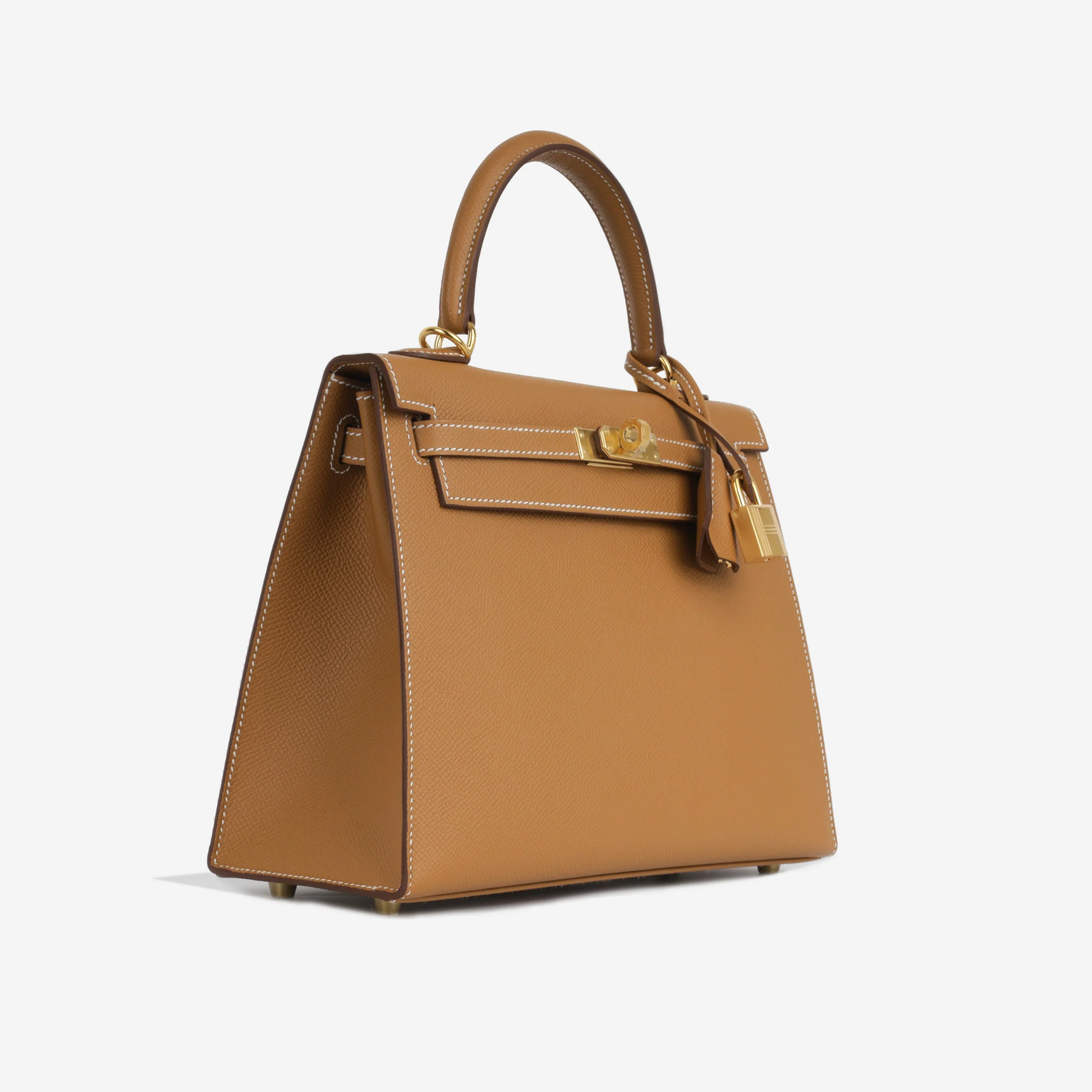 Hermès Kelly 25 - Gold Epsom | Gold Hardware - Image 3