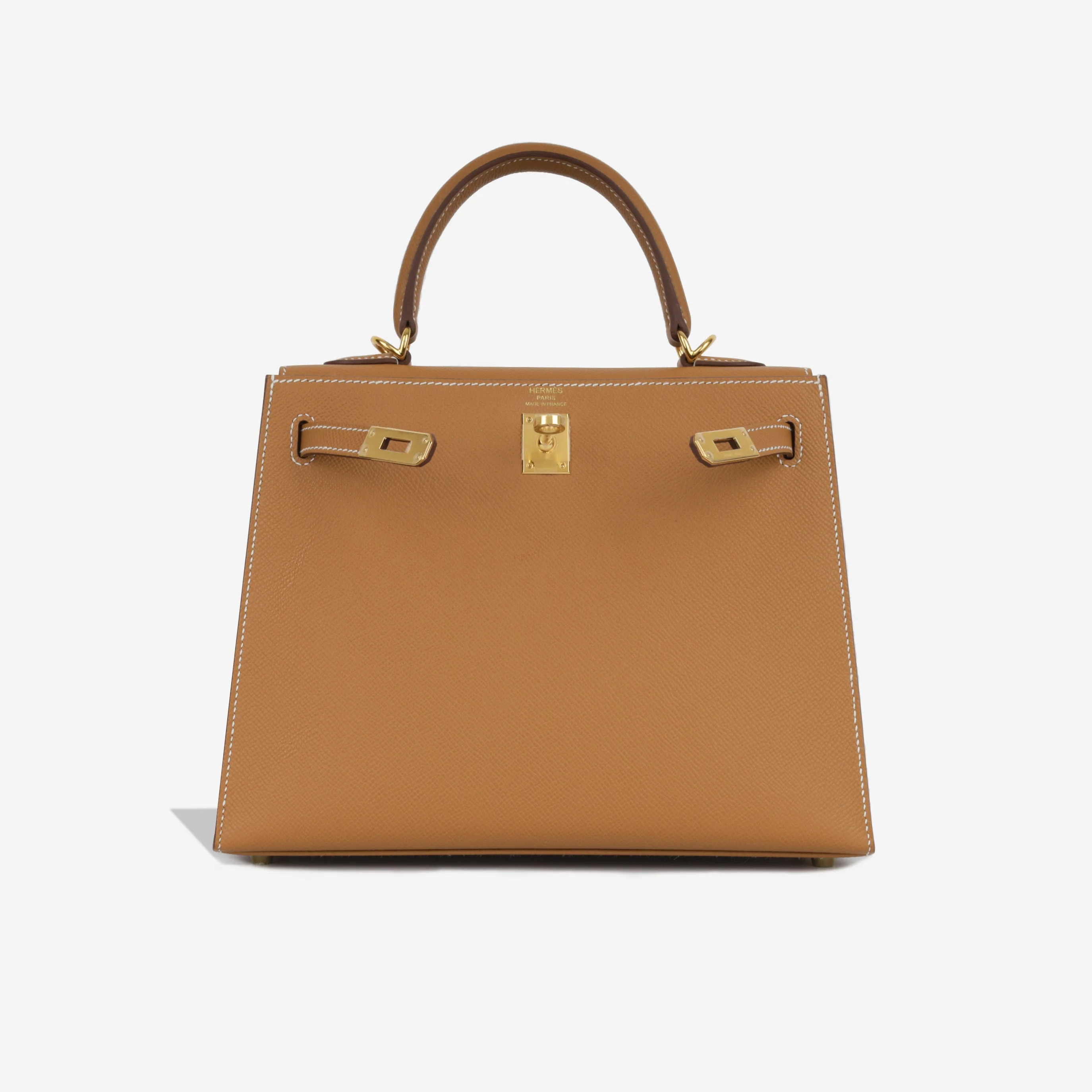 Hermès Kelly 25 - Gold Epsom | Gold Hardware - Image 6