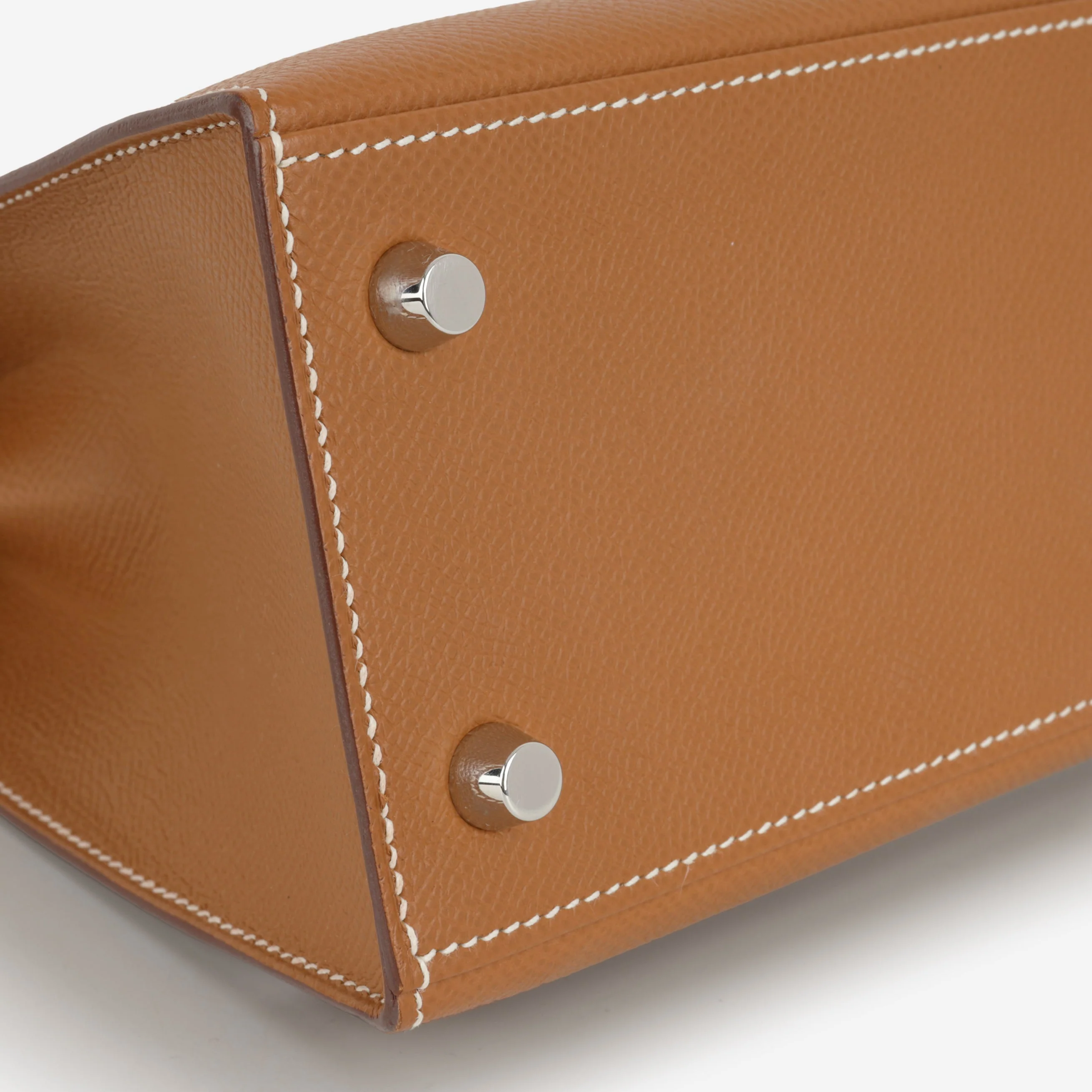 Hermès Kelly 25 - Gold Epsom | Palladium Hardware - Image 6