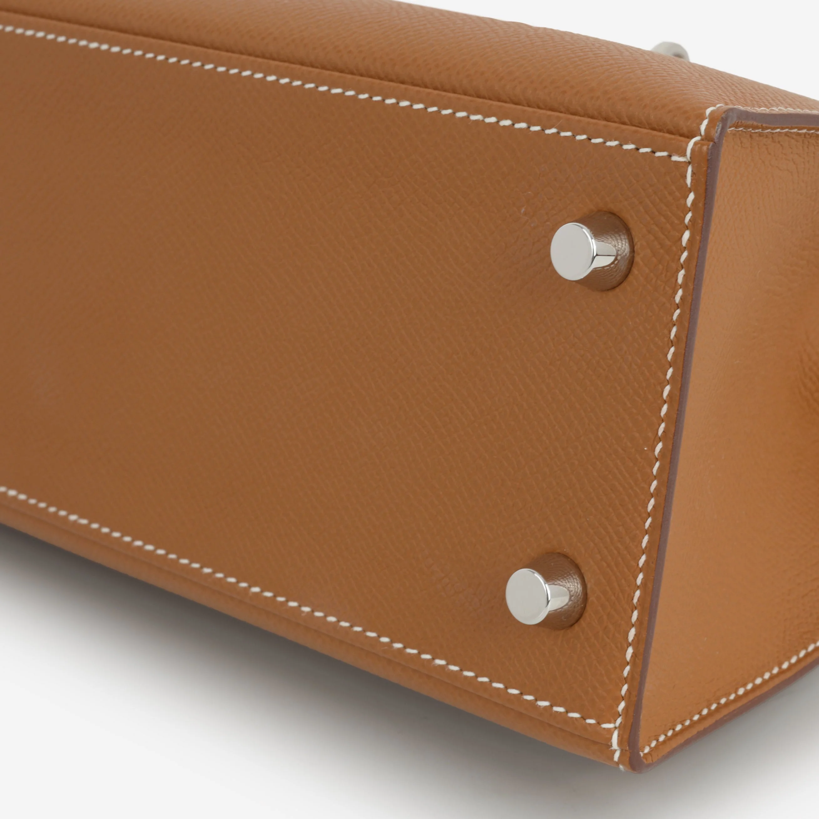 Hermès Kelly 25 - Gold Epsom | Palladium Hardware - Image 7