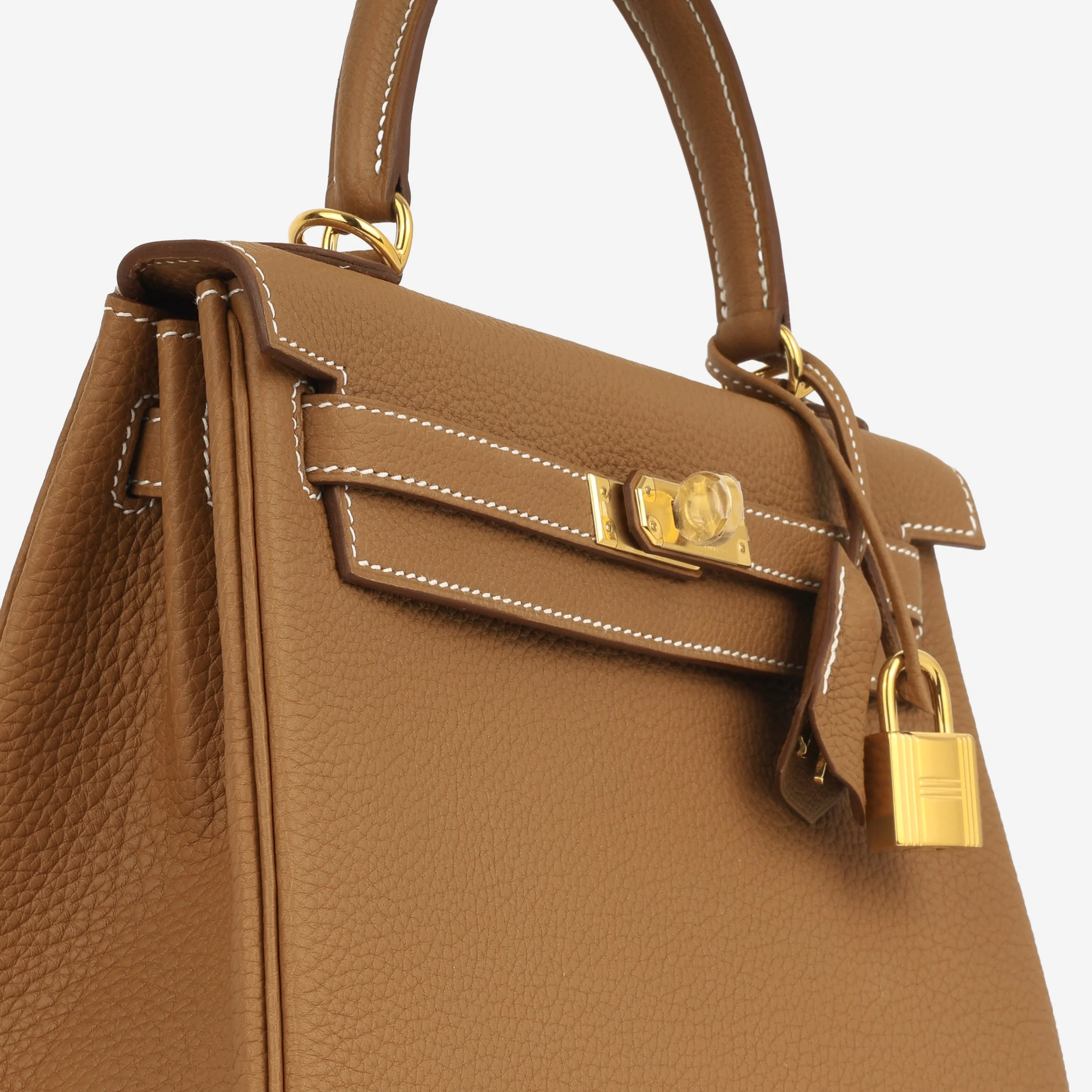 Hermès Kelly 25 - Gold Togo | Gold Hardware - Image 8