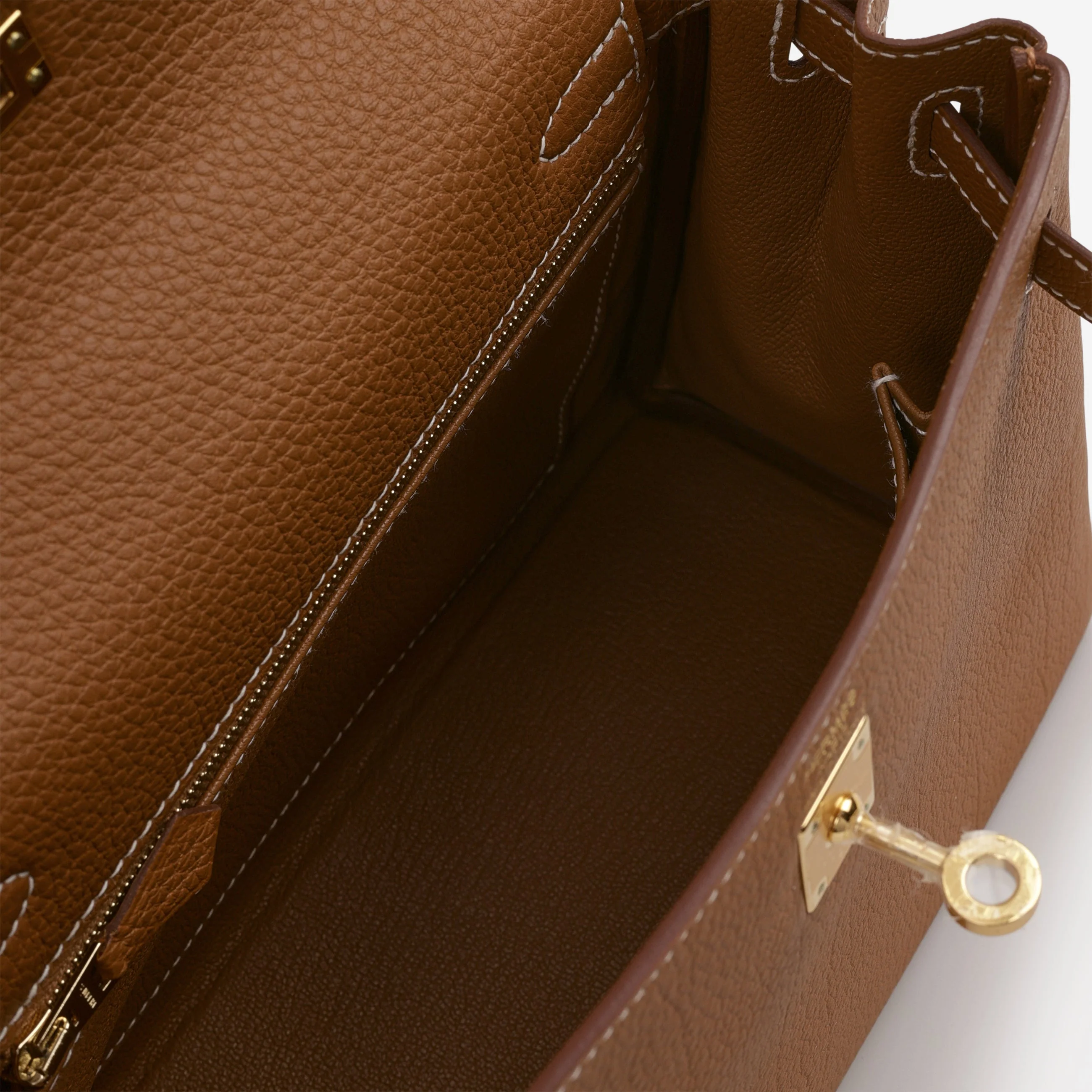 Hermès Kelly 25 - Gold Togo | Gold Hardware - Image 8
