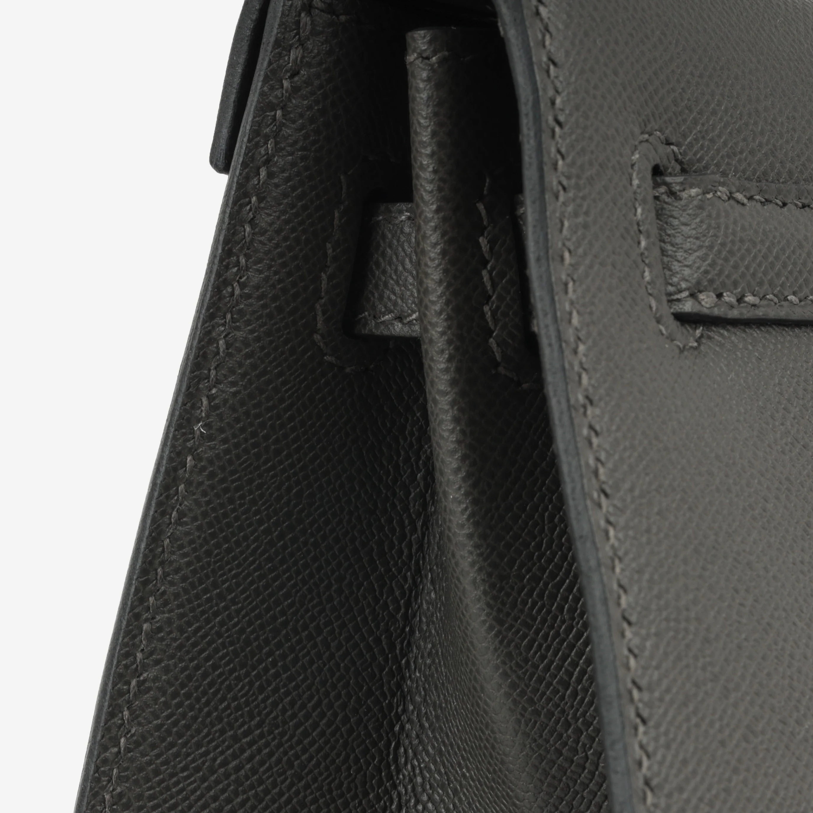 Hermès Kelly 25 - Graphite Madame | Palladium Hardware - Image 11