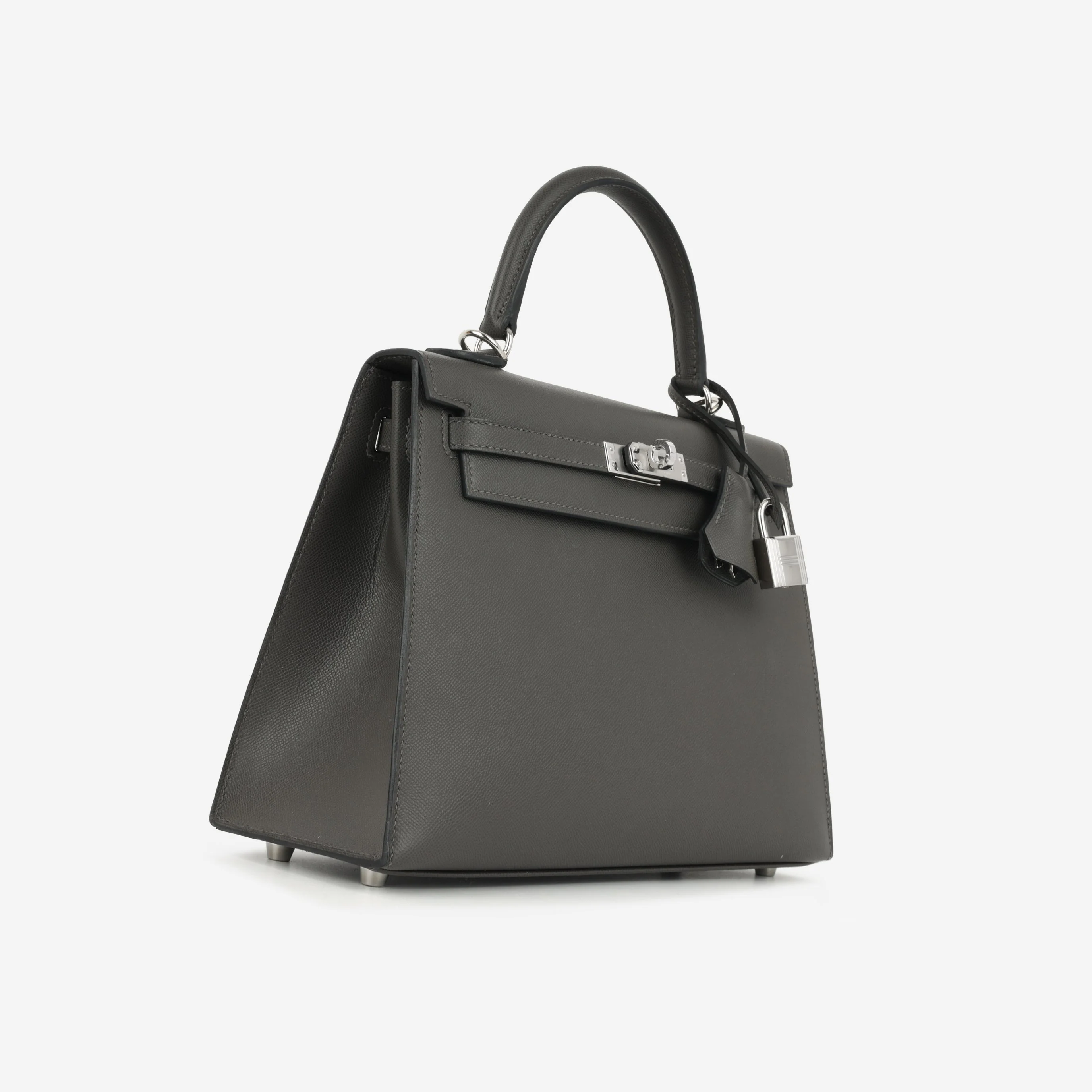 Hermès Kelly 25 - Graphite Madame | Palladium Hardware - Image 2