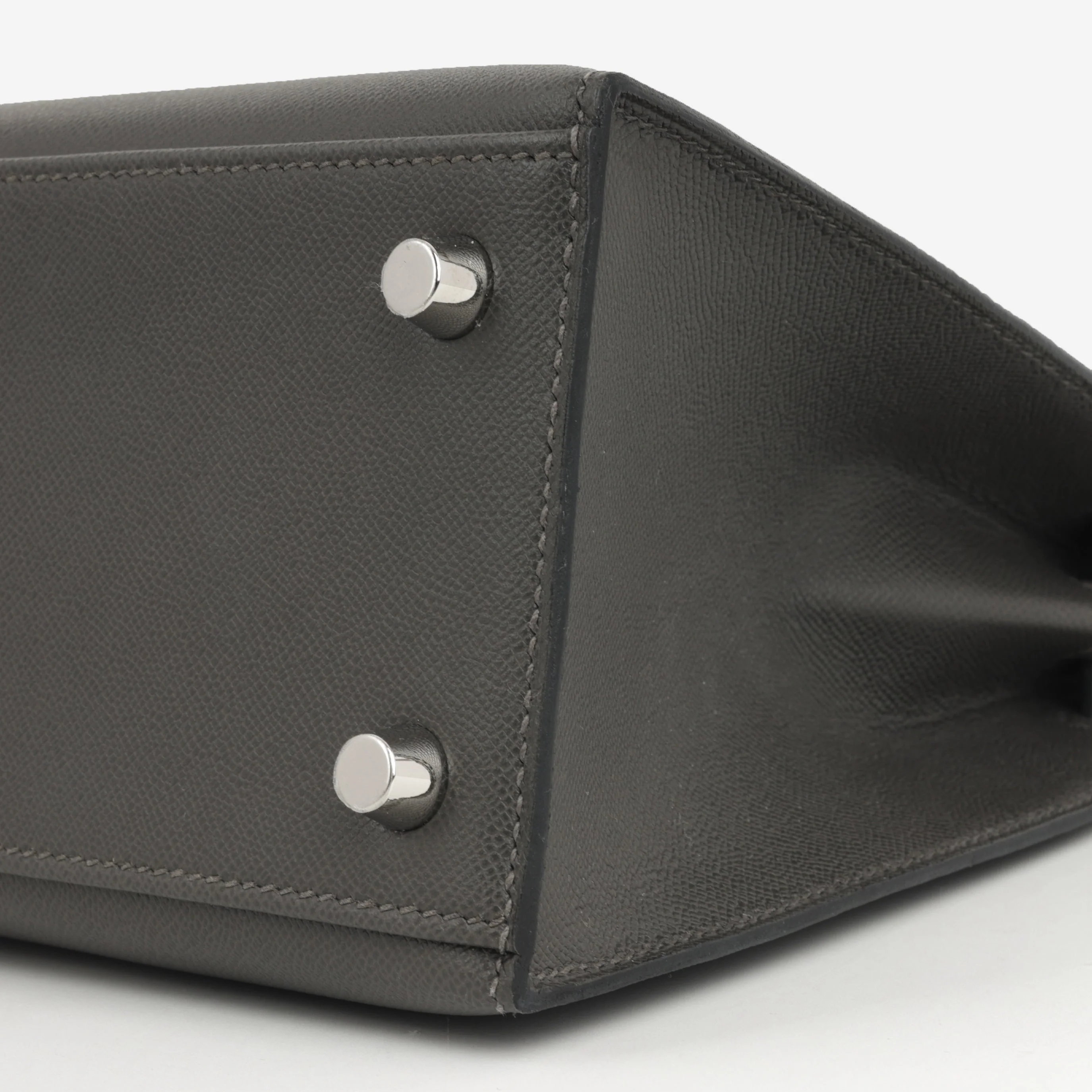 Hermès Kelly 25 - Graphite Madame | Palladium Hardware - Image 5