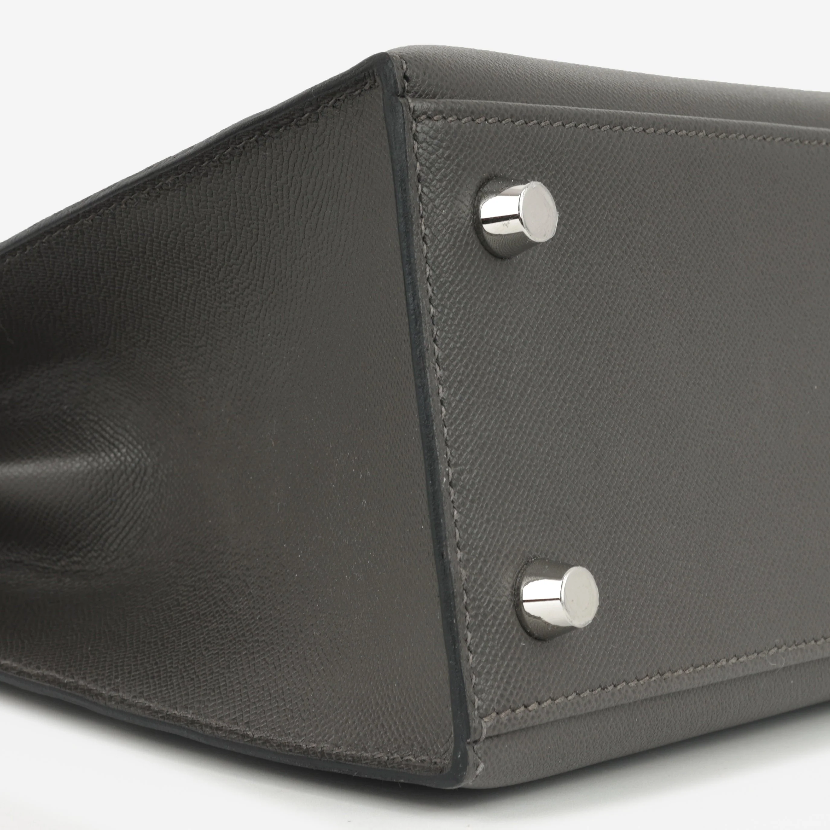 Hermès Kelly 25 - Graphite Madame | Palladium Hardware - Image 6