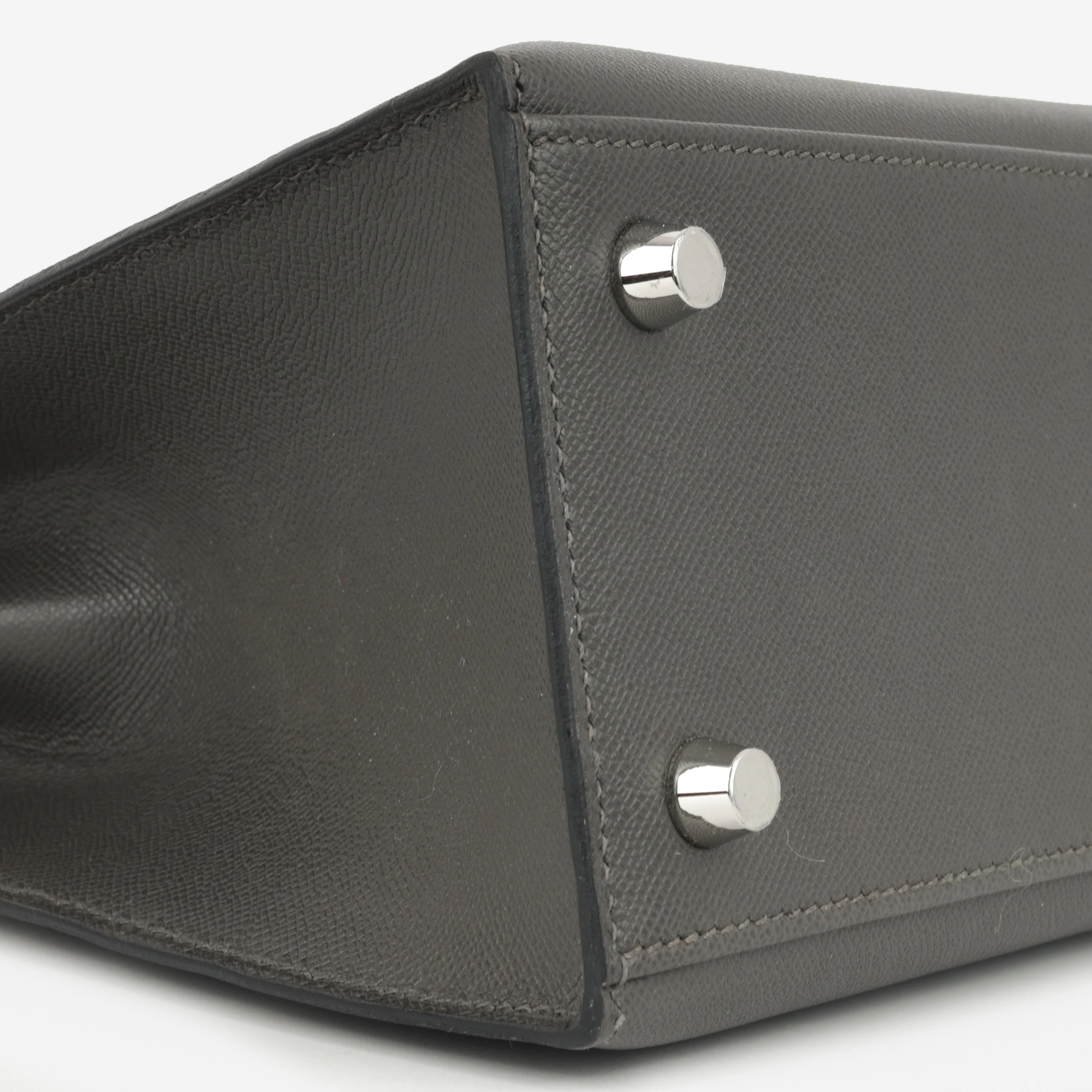 Hermès Kelly 25 - Graphite Madame | Palladium Hardware - Image 7