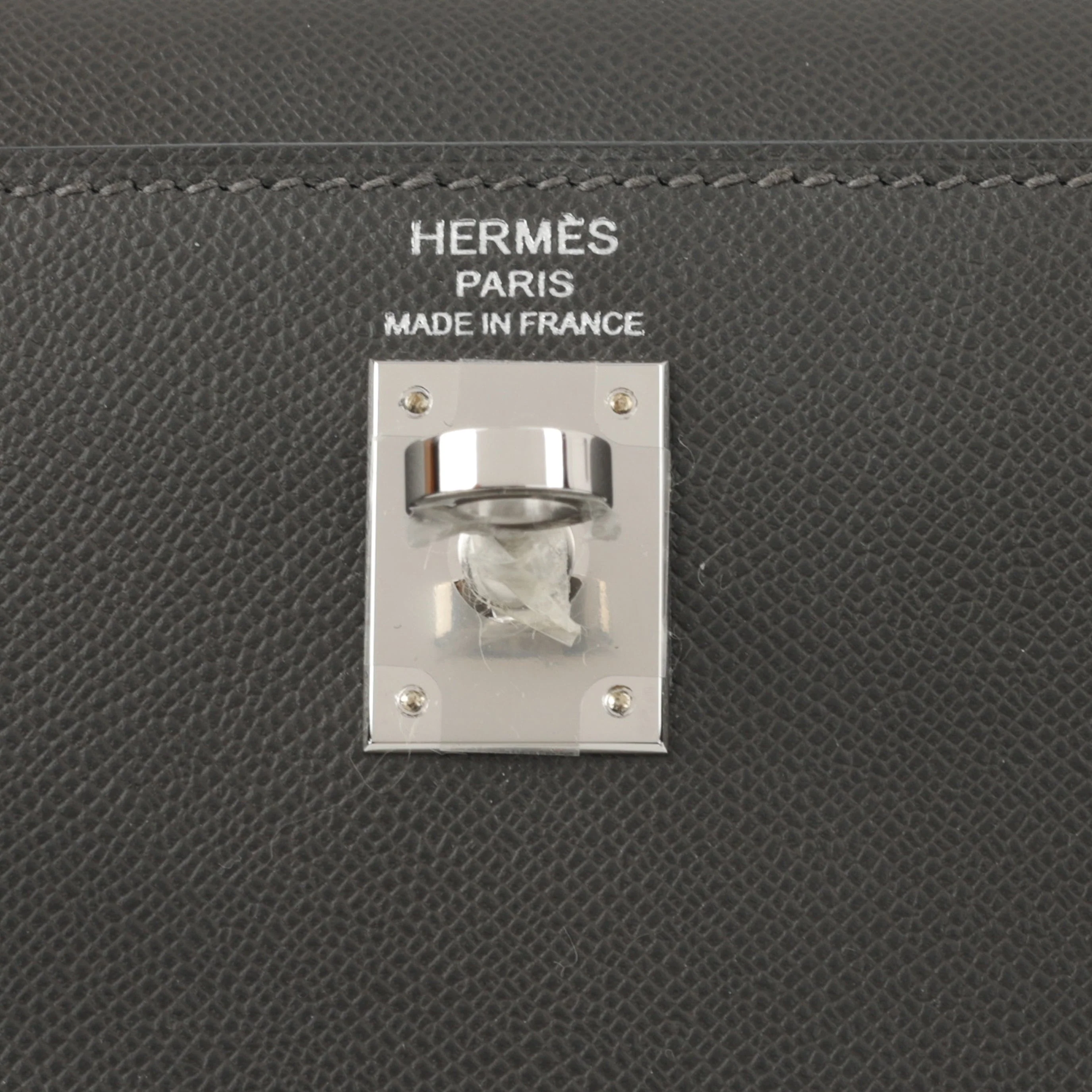 Hermès Kelly 25 - Graphite Madame | Palladium Hardware - Image 9