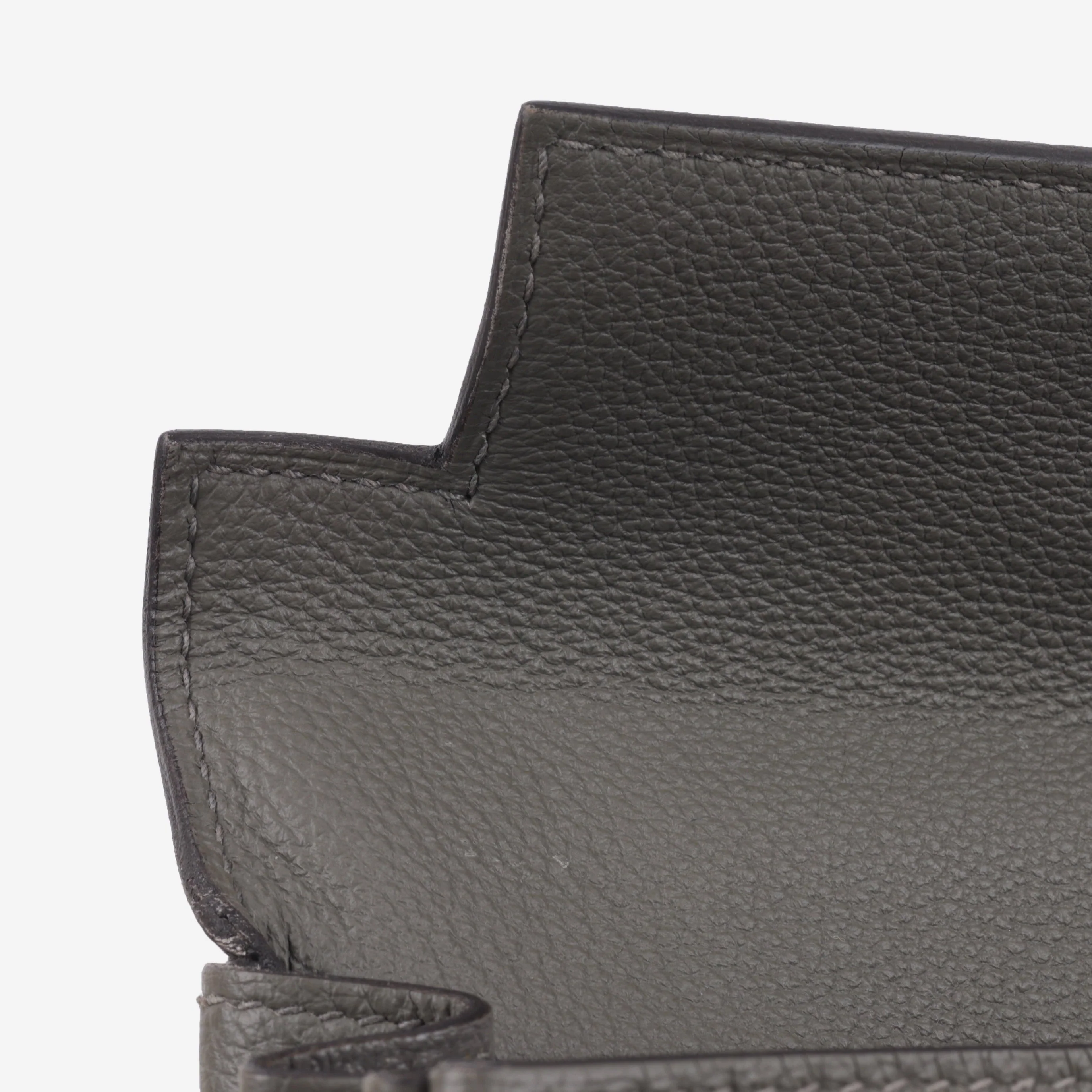 Hermès Kelly 25 - Gris Meyer Togo | Gold Hardware - Image 11