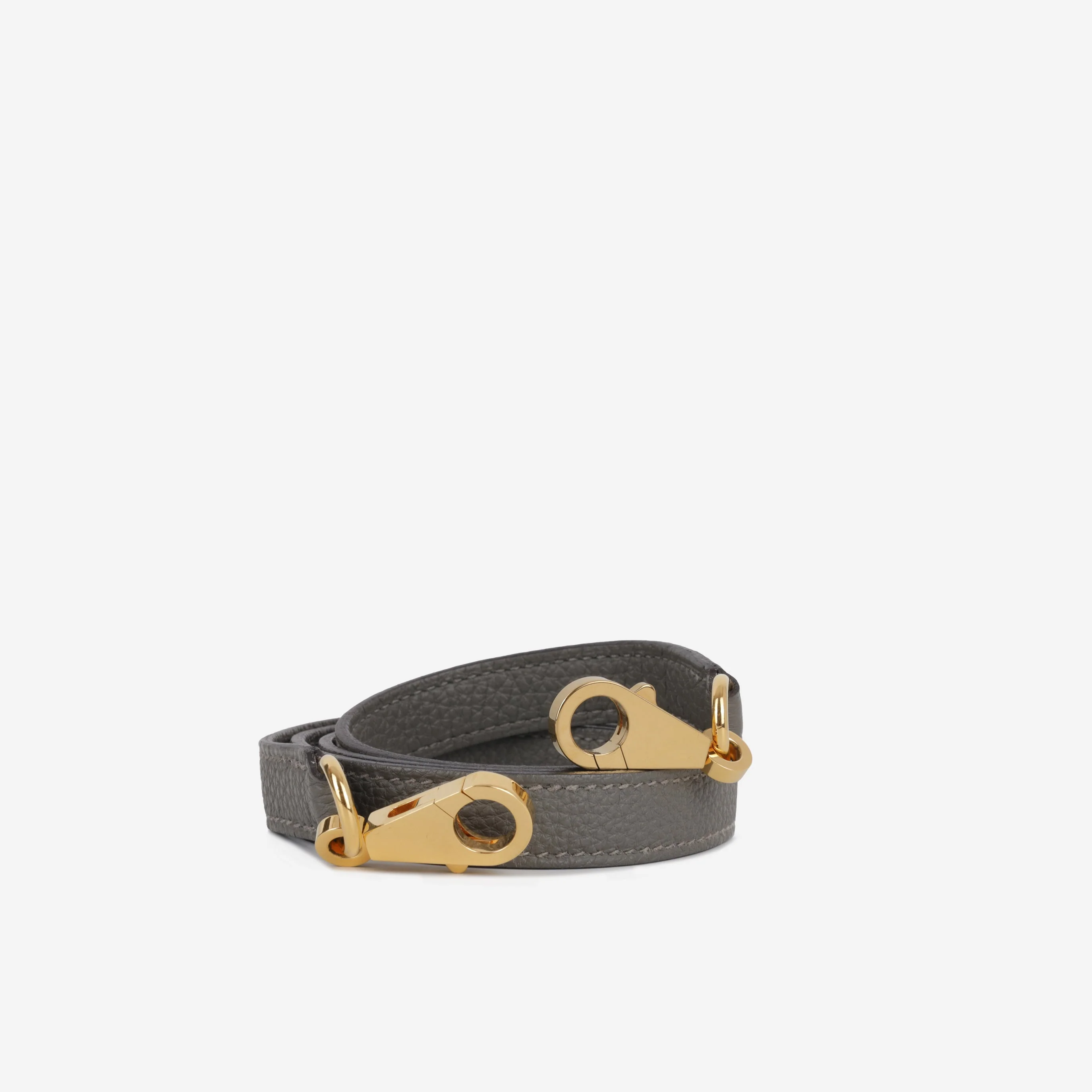 Hermès Kelly 25 - Gris Meyer Togo | Gold Hardware - Image 13