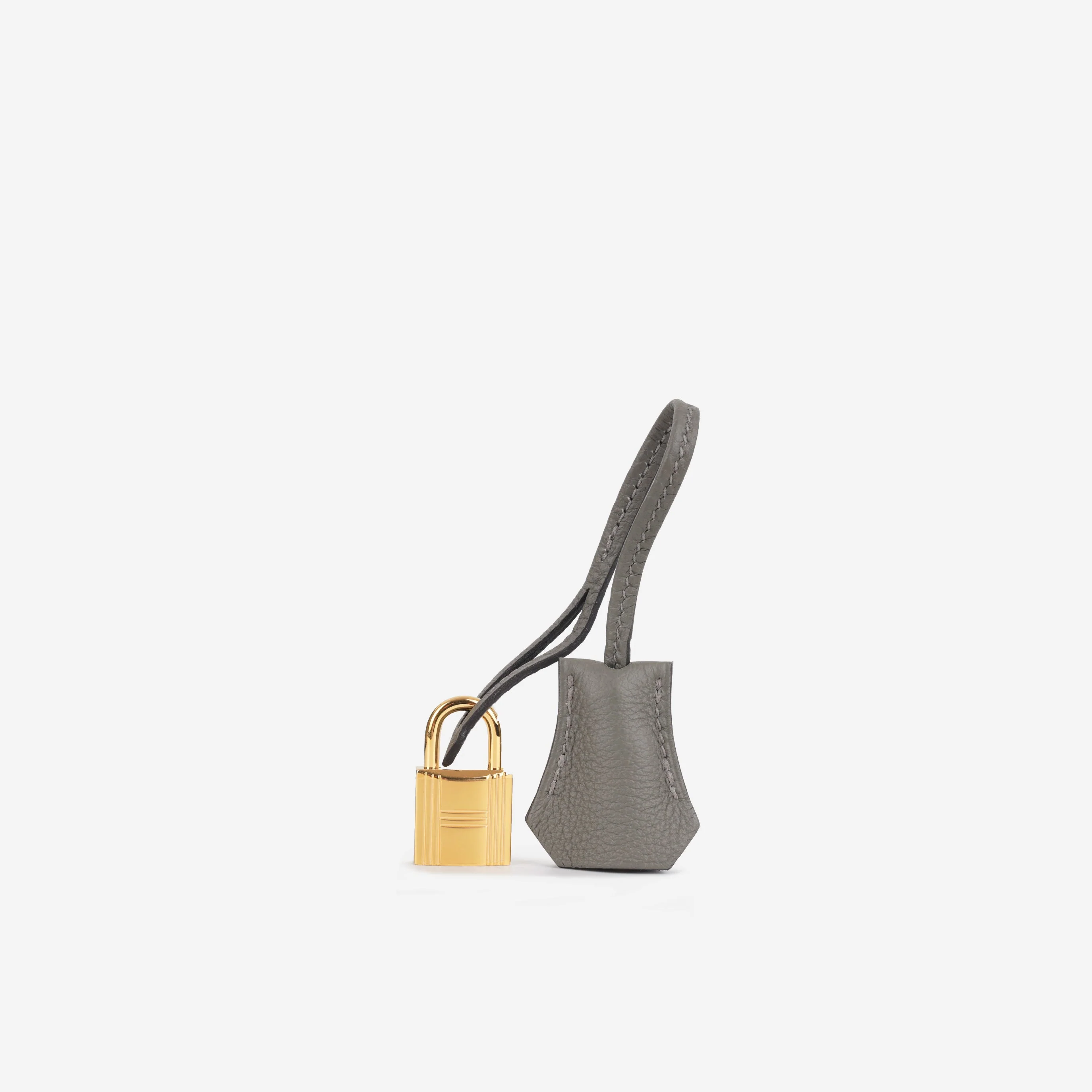 Hermès Kelly 25 - Gris Meyer Togo | Gold Hardware - Image 14