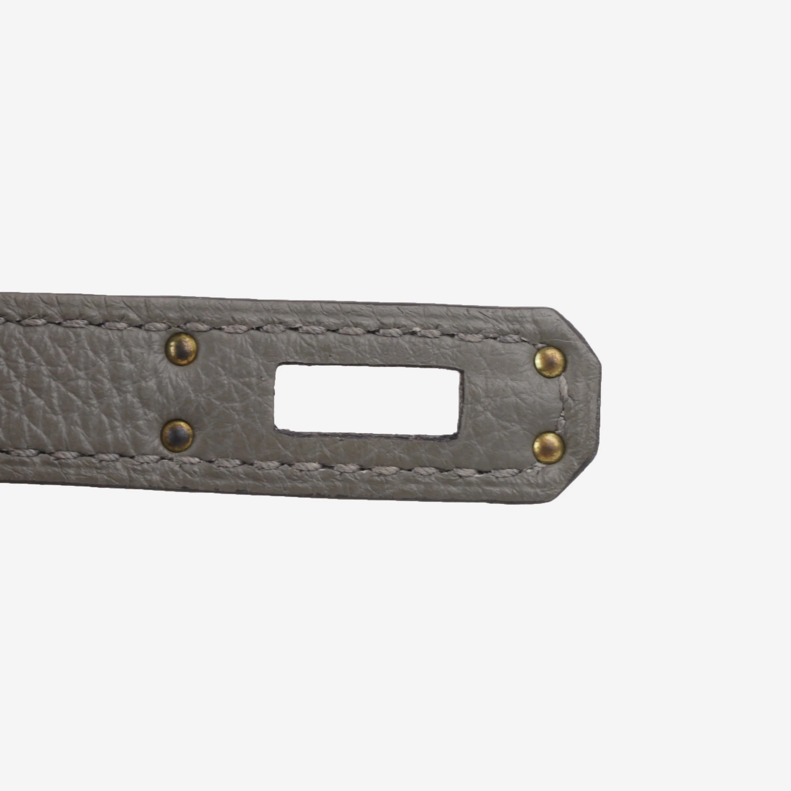 Hermès Kelly 25 - Gris Meyer Togo | Gold Hardware - Image 15