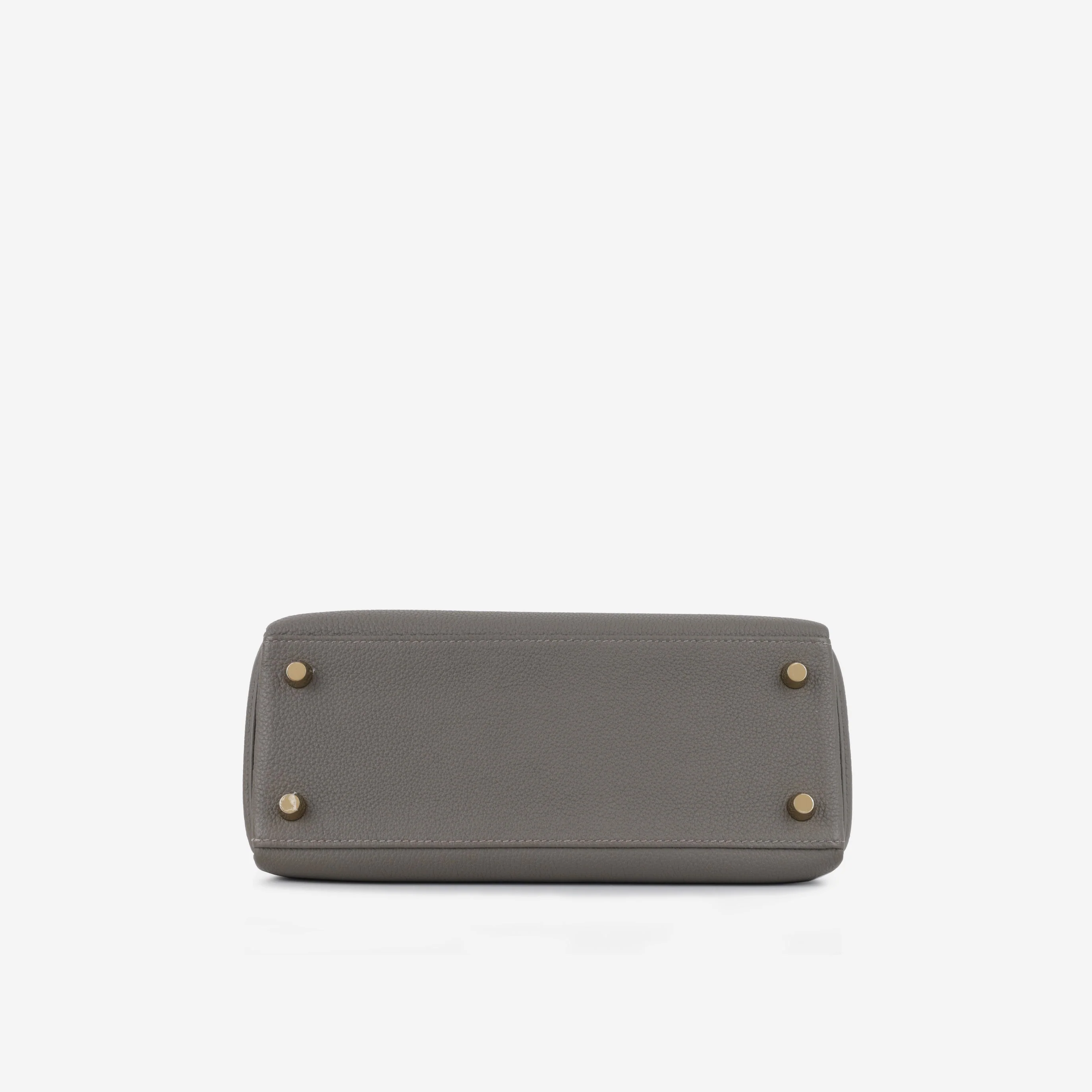 Hermès Kelly 25 - Gris Meyer Togo | Gold Hardware - Image 4