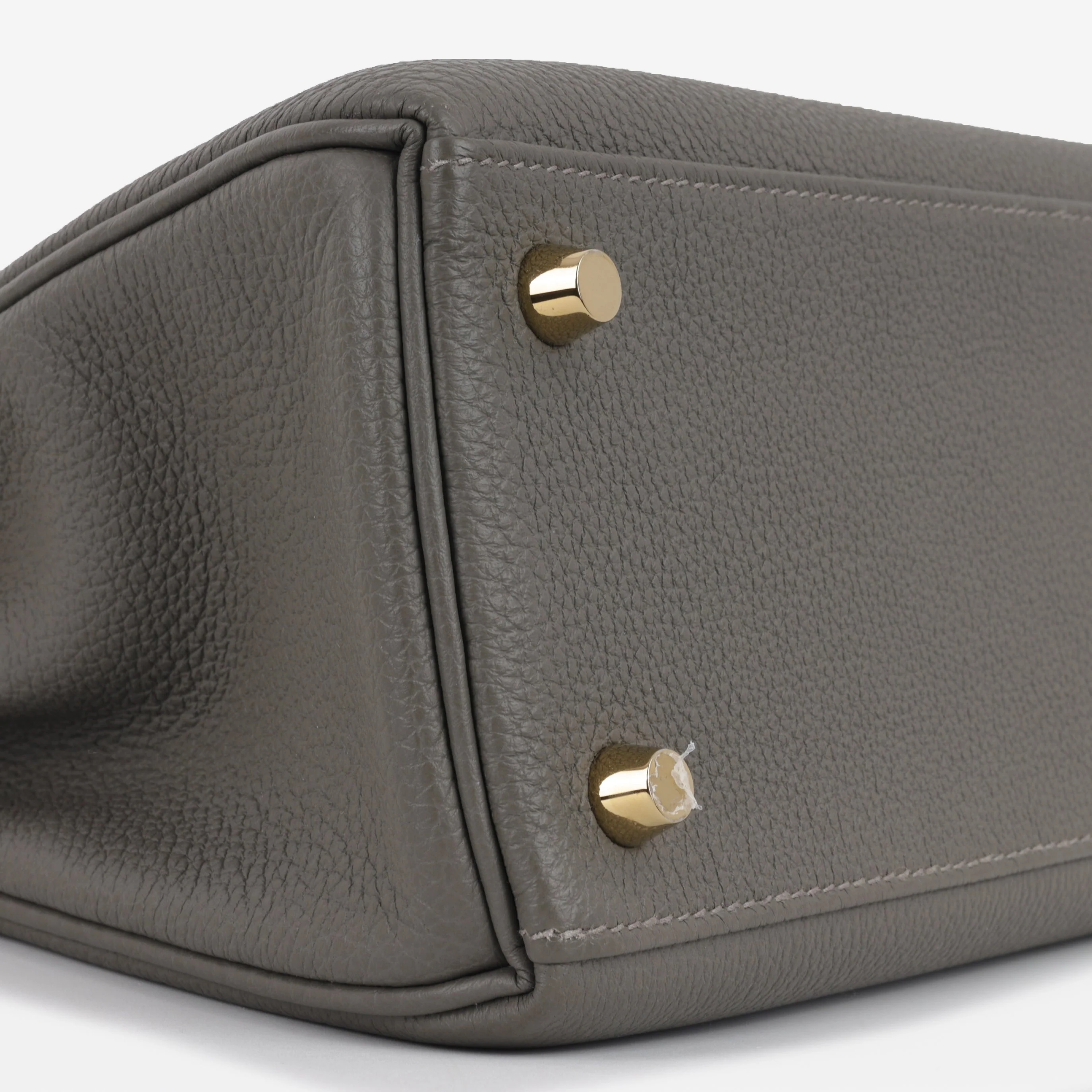Hermès Kelly 25 - Gris Meyer Togo | Gold Hardware - Image 5