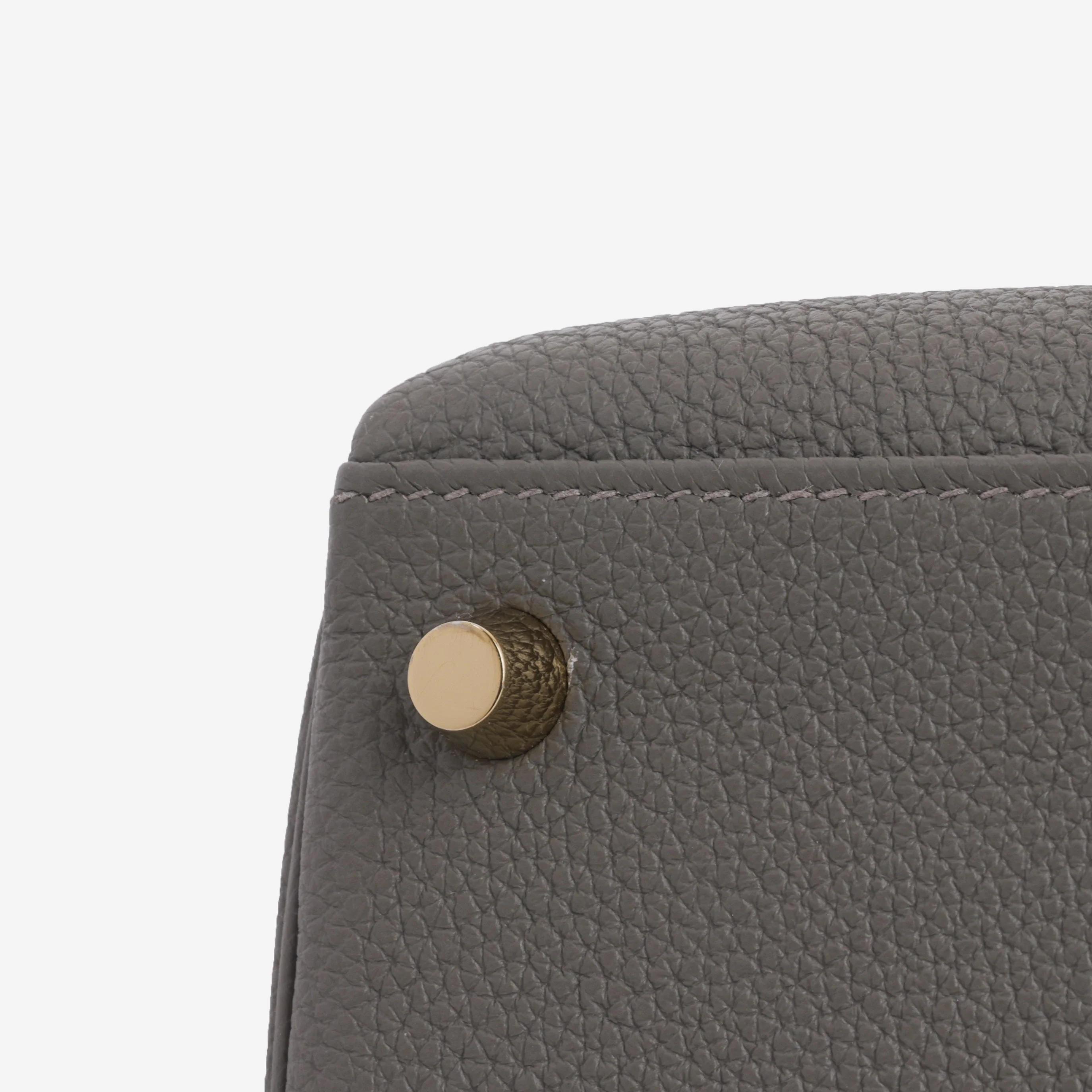Hermès Kelly 25 - Gris Meyer Togo | Gold Hardware - Image 6