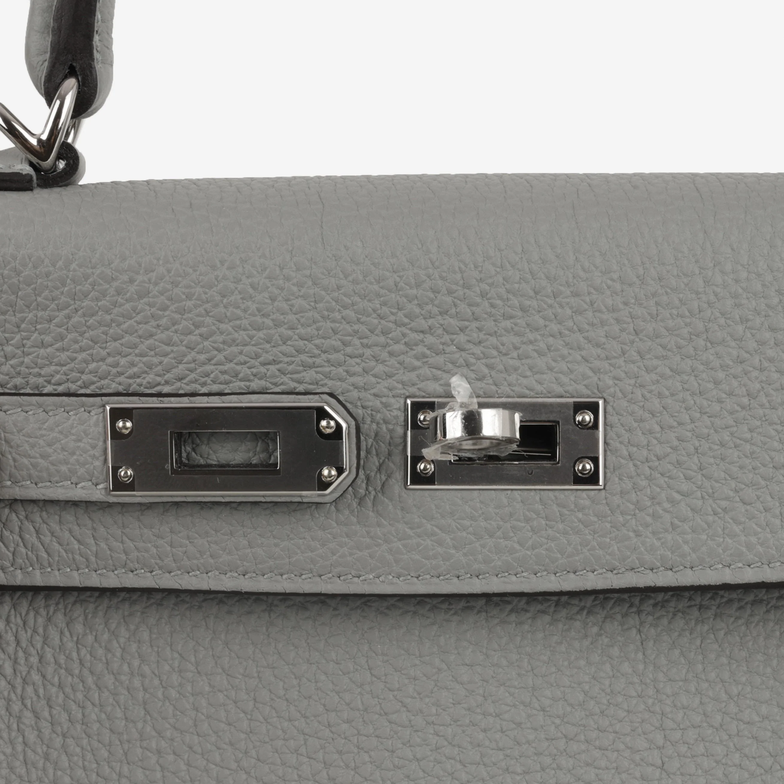 Hermès Kelly 25 - Gris Mouette Togo | Palladium Hardware (NWT) - Image 9