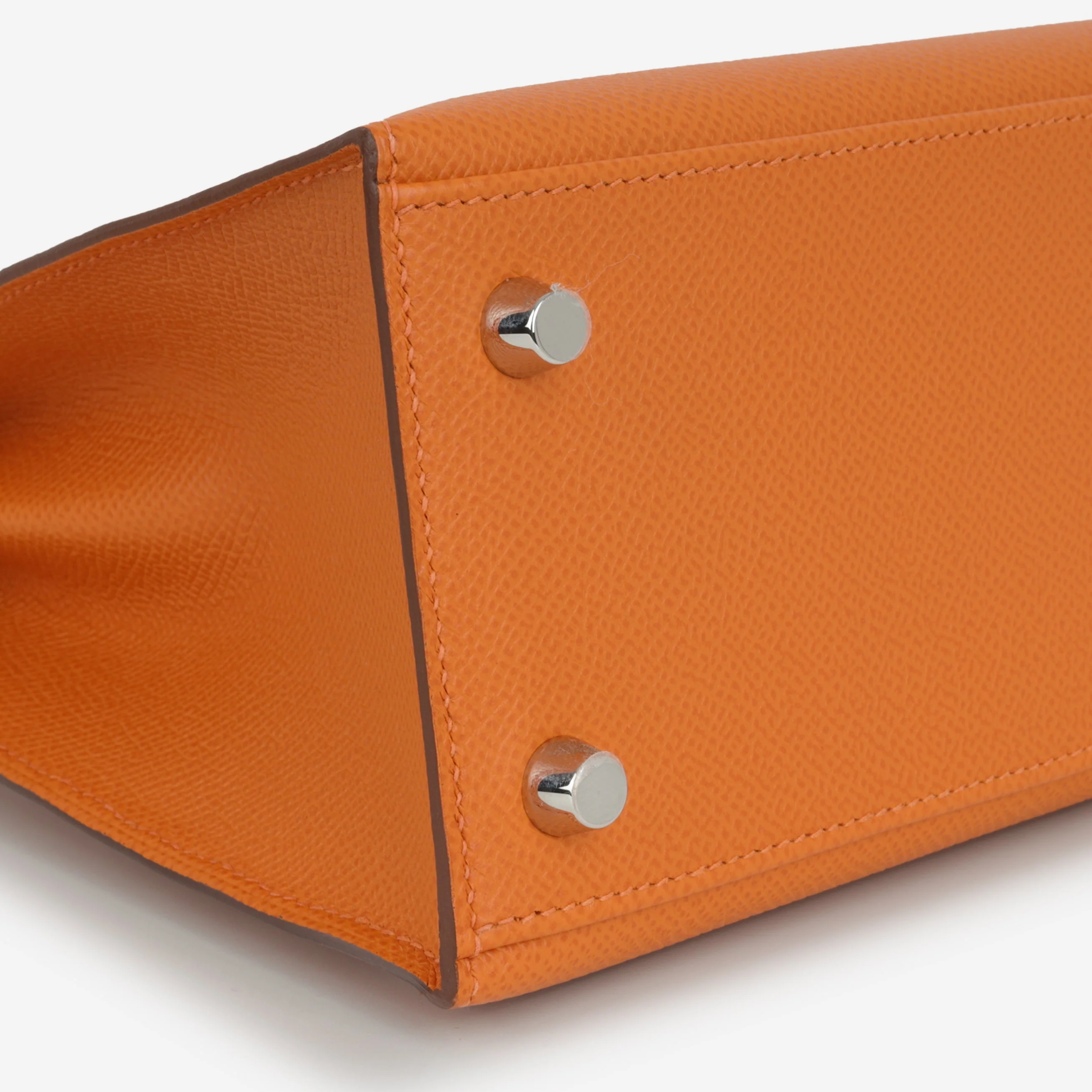 Hermès Kelly 25 - Orange Epsom | Palladium Hardware (NWT) - Image 6